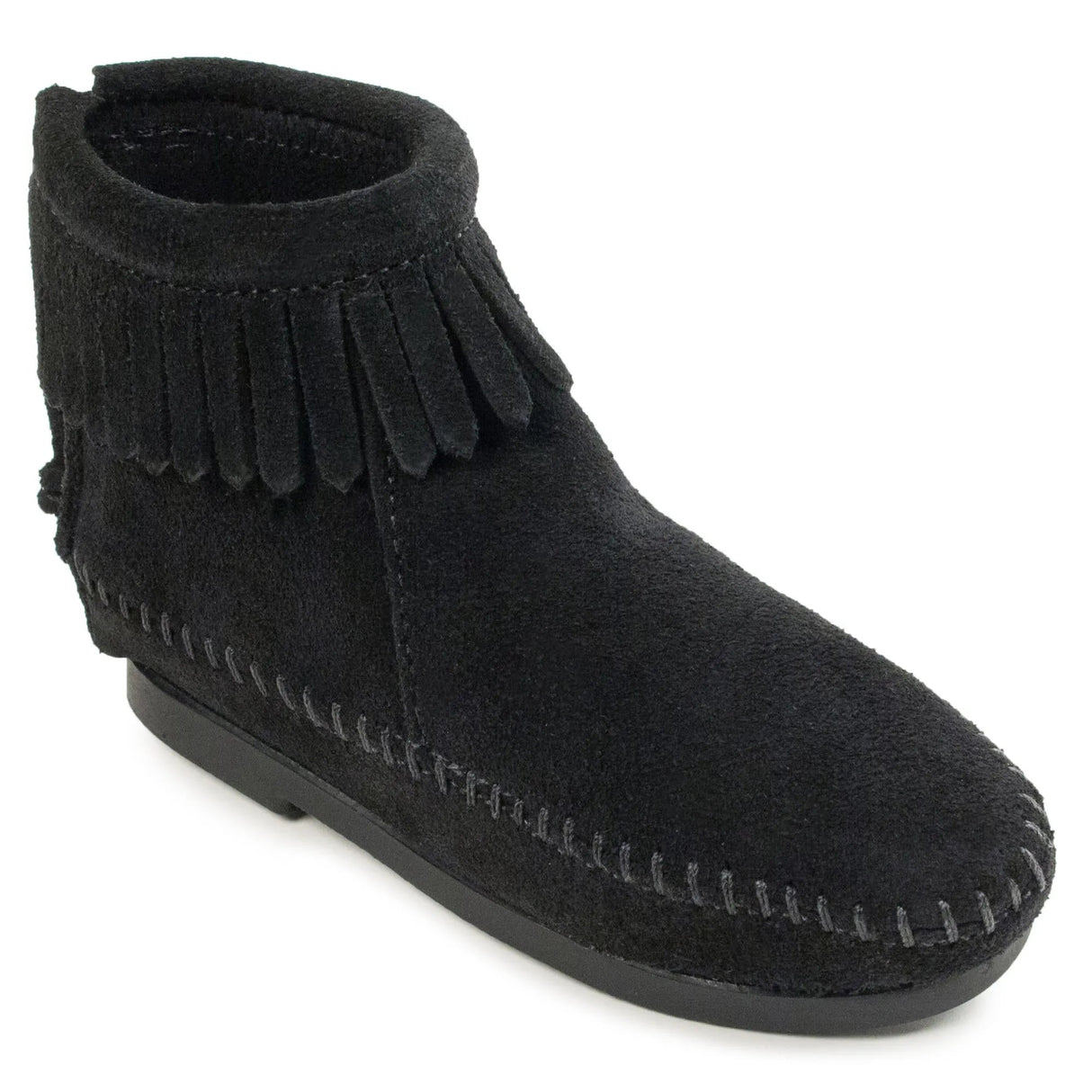 Bota Minnetonka con cremallera trasera y suela dura - Bota para niños