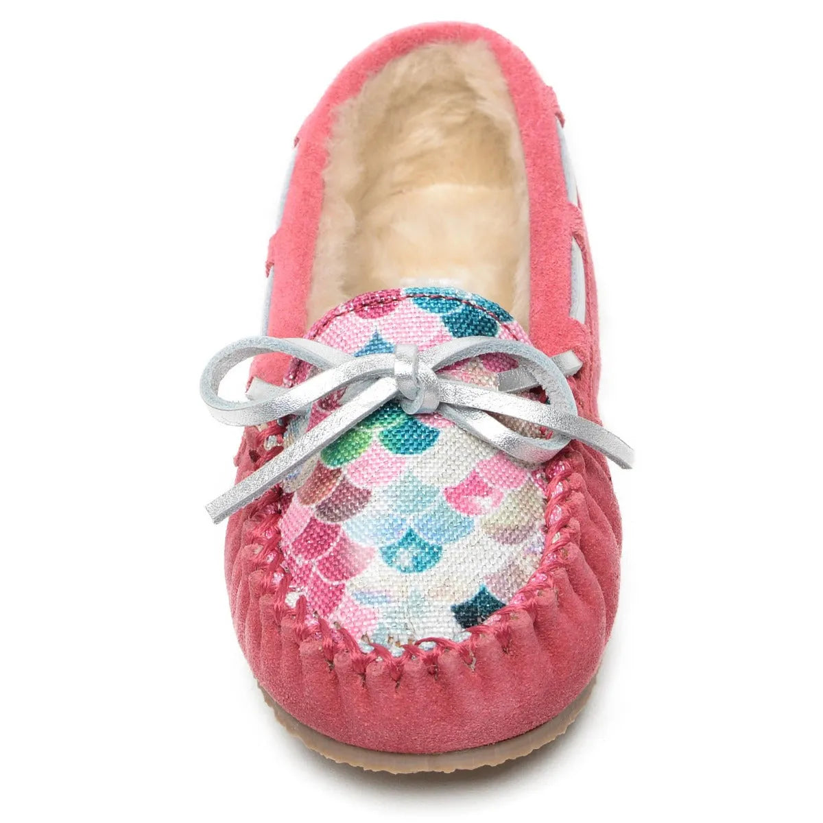 Minnetonka Cassie Suede - Pantufla para niños