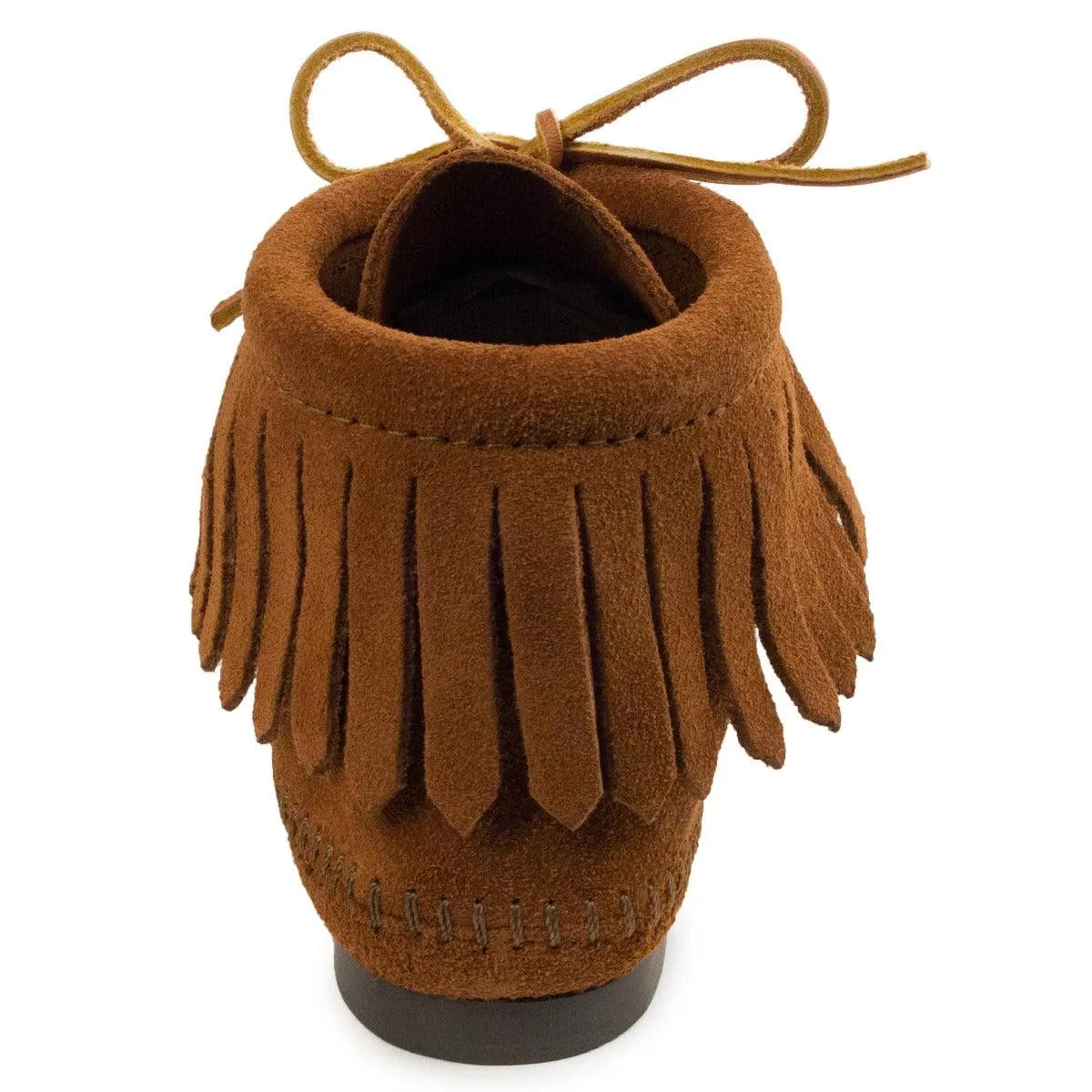 Bota clásica Minnetonka con flecos y suela dura - Botas de mujer