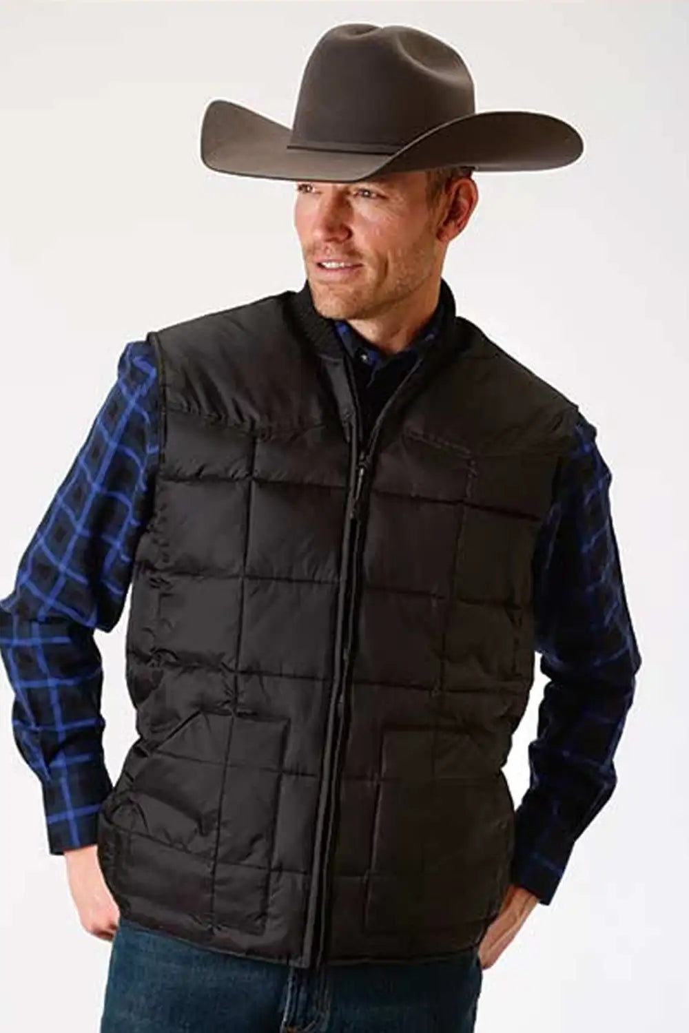 Chaleco acolchado Roper 1473 (negro) - Chaleco para hombre
