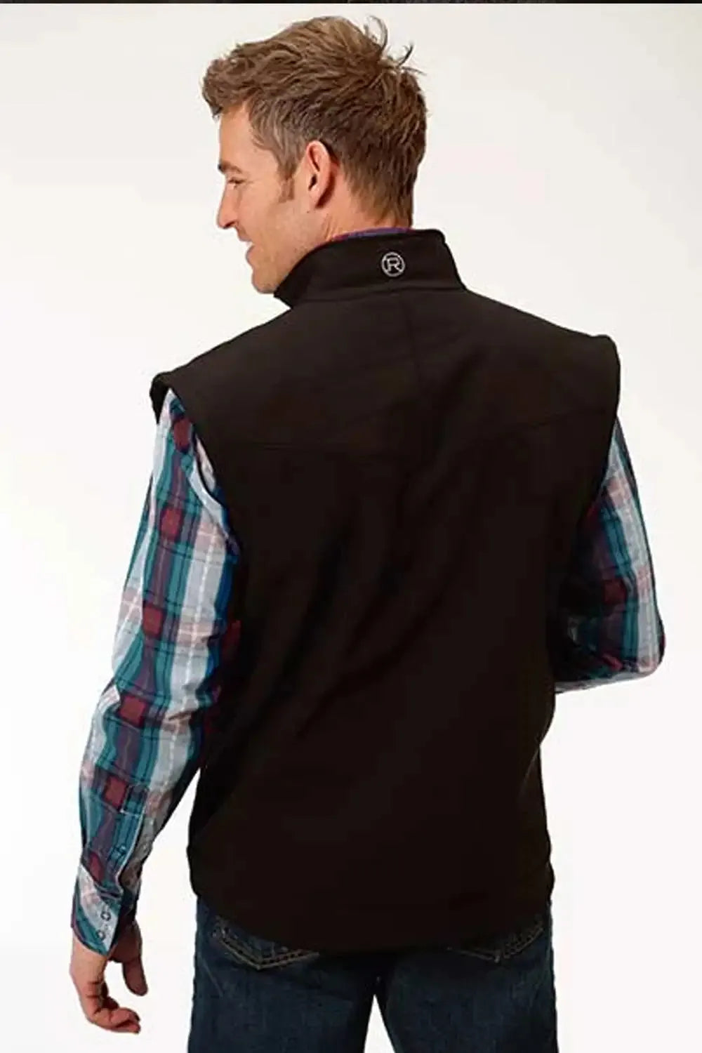 Roper 1321 Chaleco de Lana Soft Shell (Negro) - Chaleco de Hombre