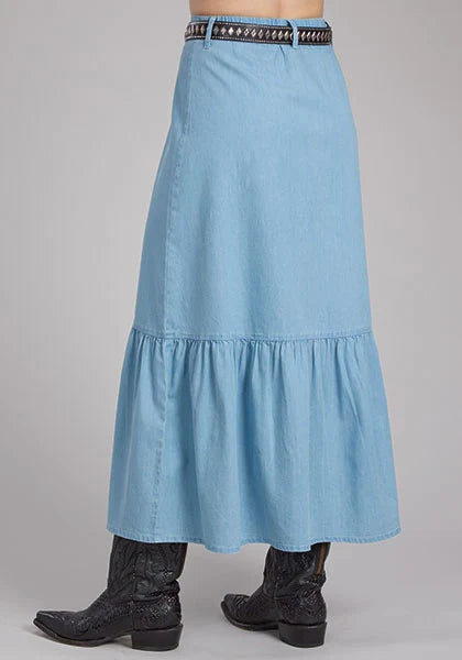 Roper 2337 Falda vaquera sólida (azul) - Para mujer