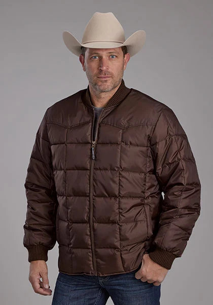 Chaqueta para hombre Roper 1473 Poly Filled (marrón oscuro)