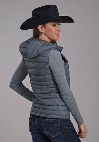 Roper 2165 Parachute (Acero) - Chaleco de nailon para mujer