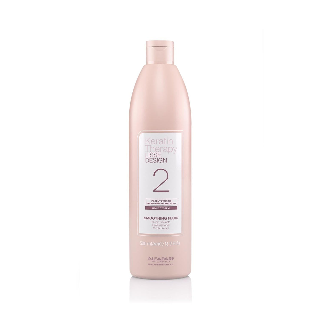 Alfaparf Keratin Therapy Lisse Design No:2 Keratin Treatment Lotion 500ml - Smooth & Repair Hair with Professional Keratin Care