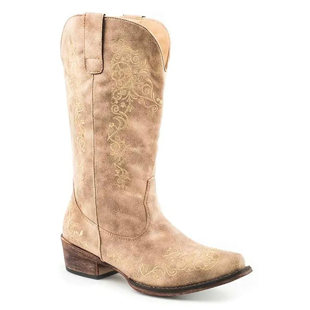 Roper Judith (Beige) - Bota vaquera para mujer