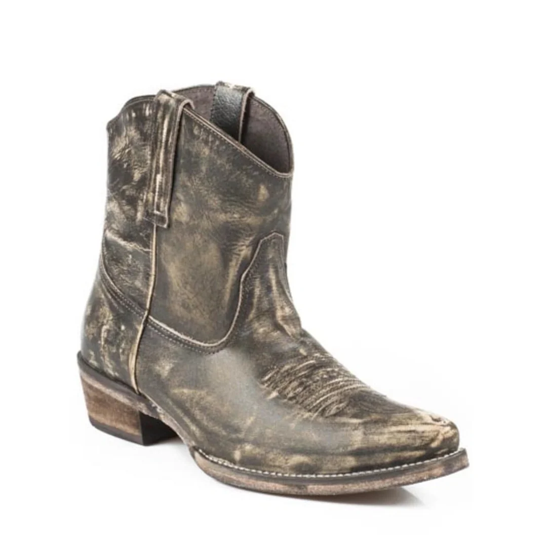 Roper Dusty (Café) - Botín vaquero para mujer