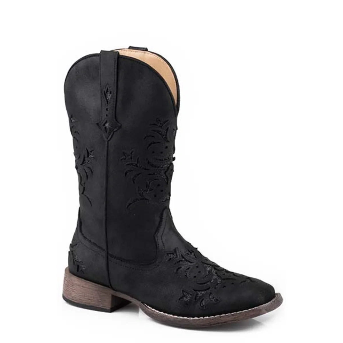 Roper Kennedy (Negro) - Bota vaquera para mujer