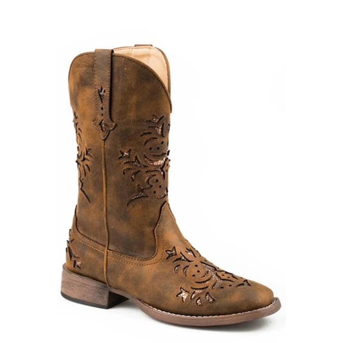 Roper Kennedy (Cognac) - Bota vaquera para mujer