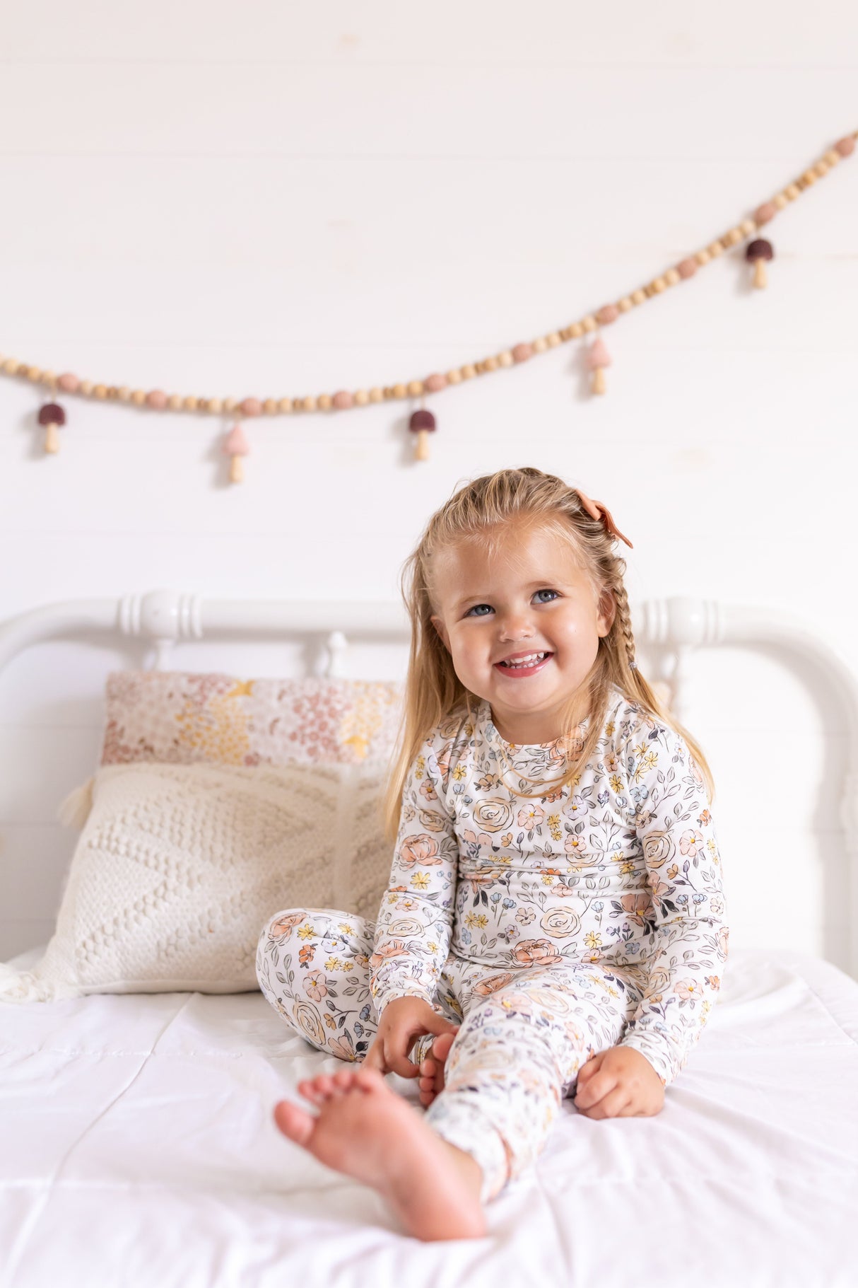 Pijama de modal Pastel Petals de 2 piezas