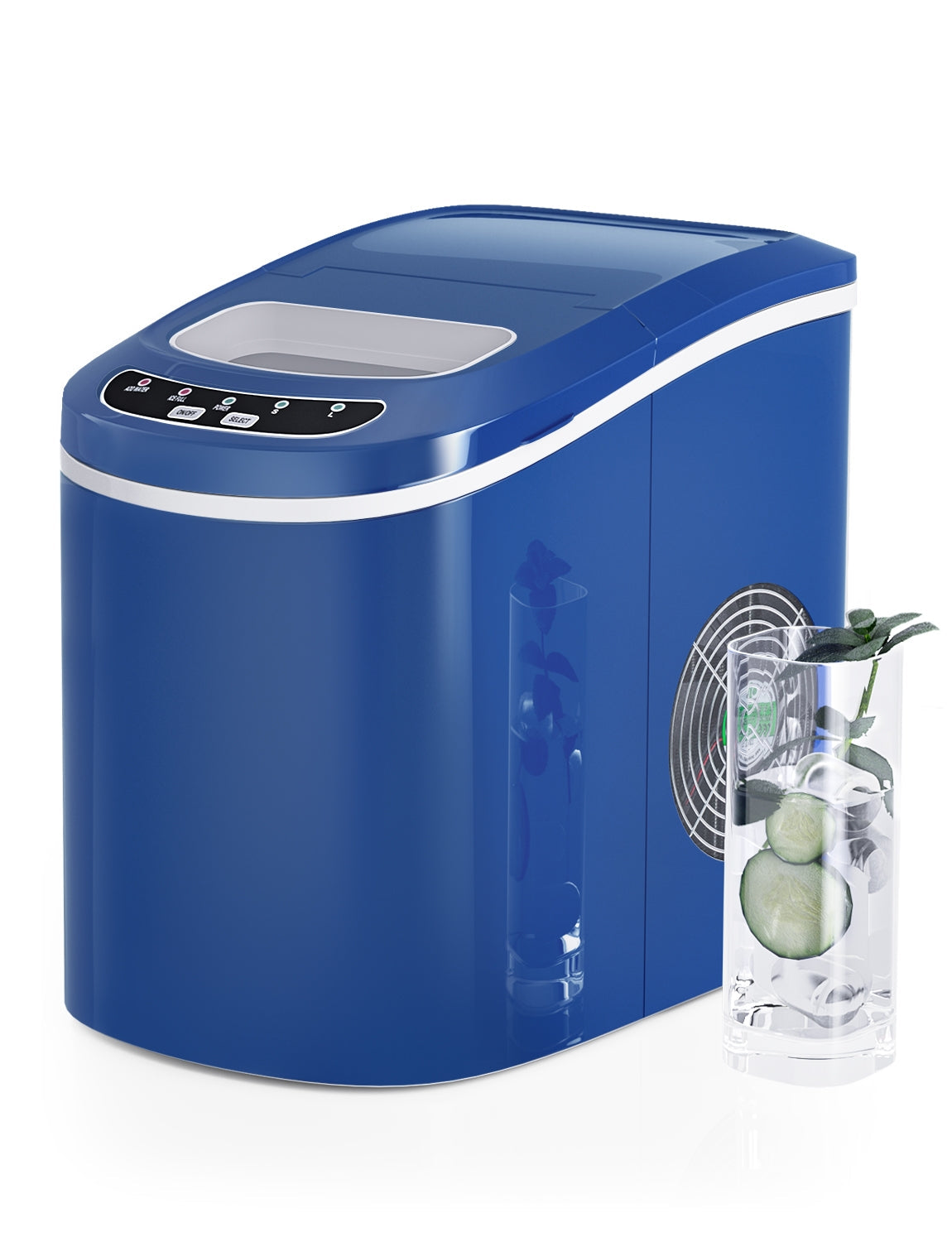 Mini máquina eléctrica portátil y compacta para hacer hielo