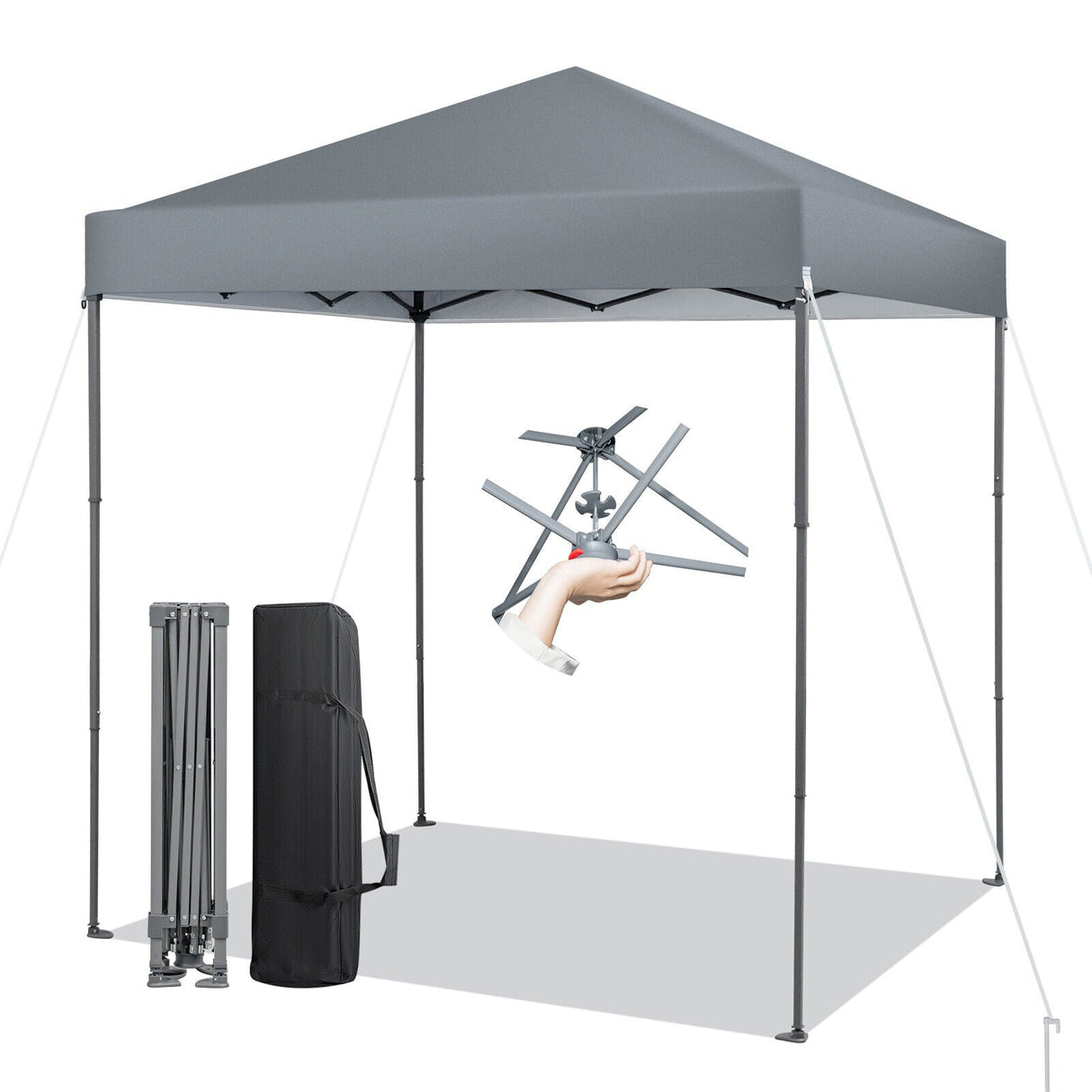 Carpa plegable para exterior de 2 x 2 metros con protección solar UPF 50+