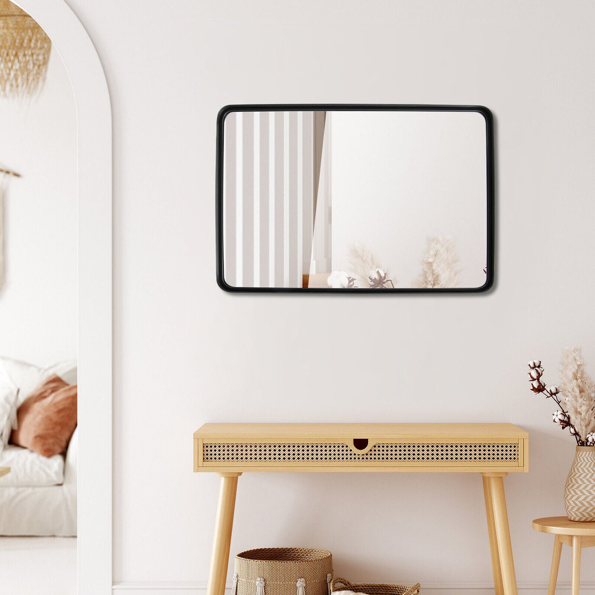 Rectangular Wall Mount Bathroom Mirror Vanity Mirror