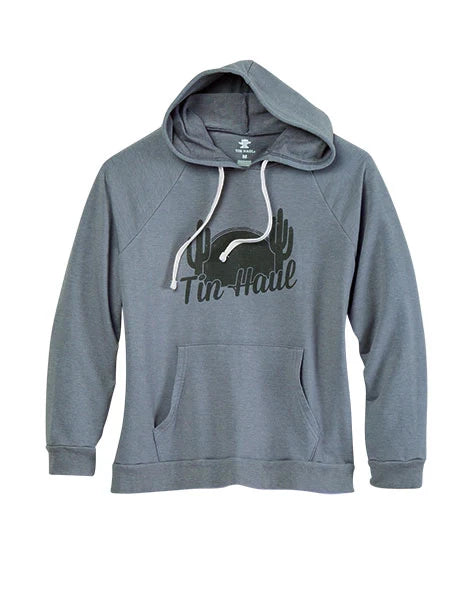 Sudadera con Capucha para Mujer Tin Haul Retro Sunset (Gris)