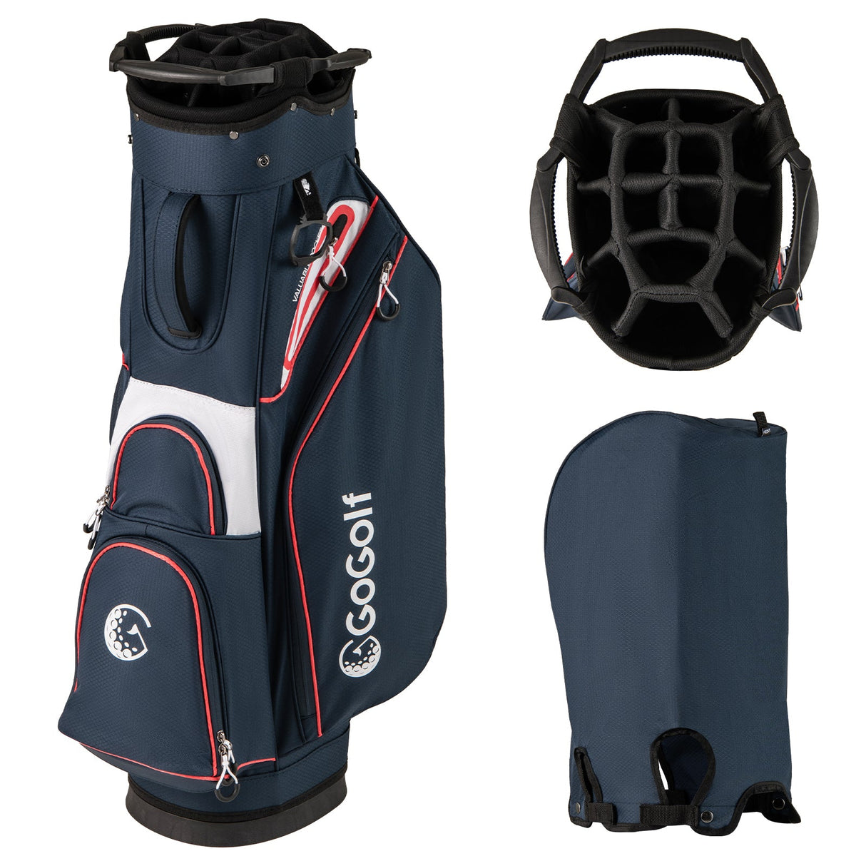 Golf Cart Bag Lightweight Portable Golf Club Organizer Bag