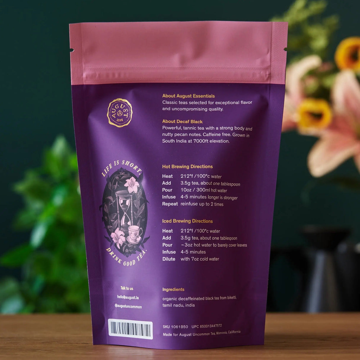 Té negro descafeinado Essentials