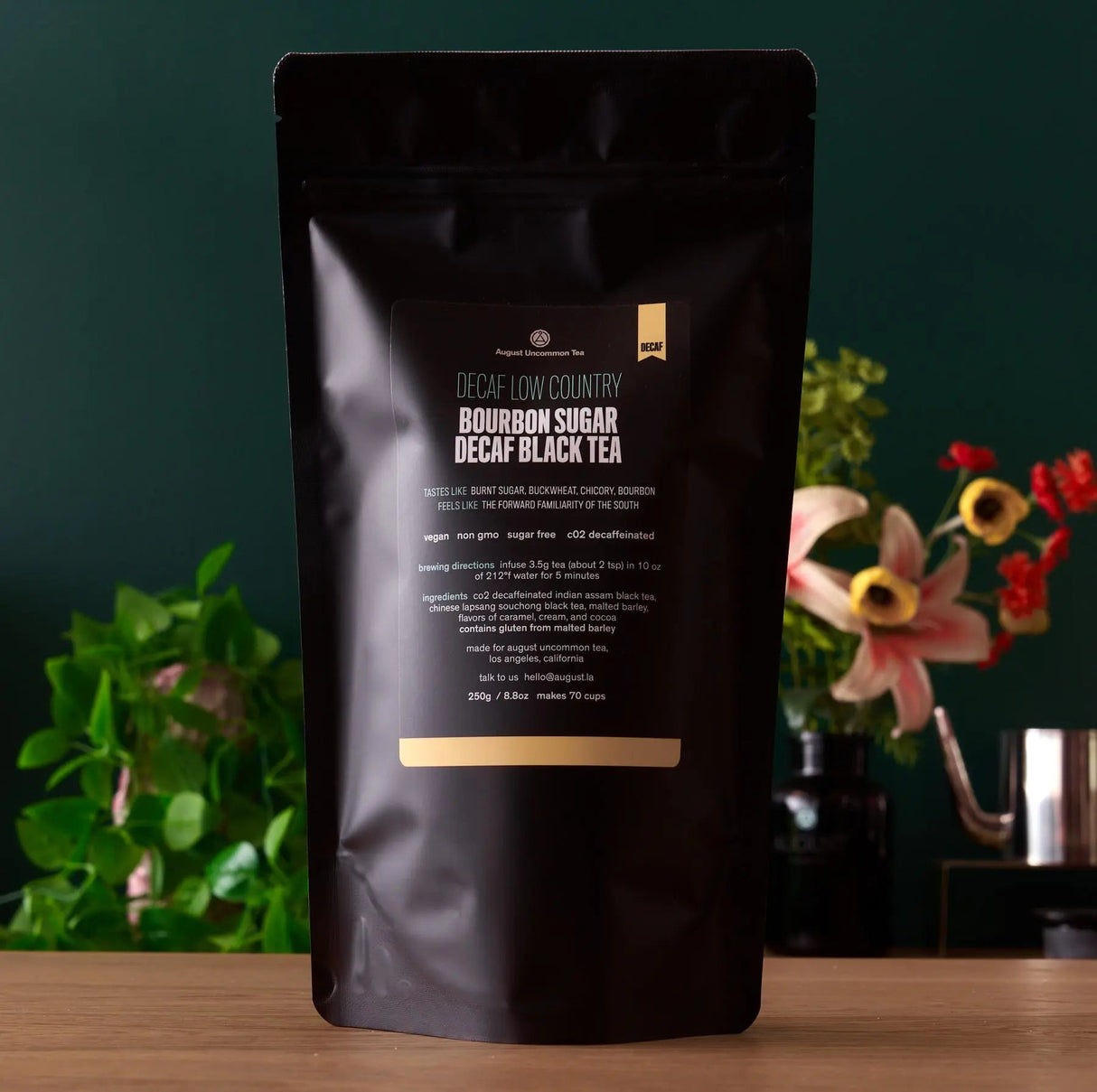 Descafeinado Estilo Sureño - Té Negro con Azúcar Bourbon