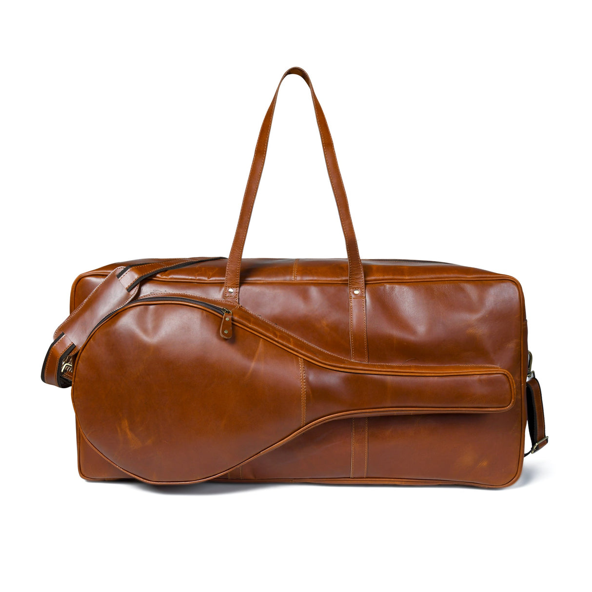 Bolsa de deporte de cuero de búfalo para tenis