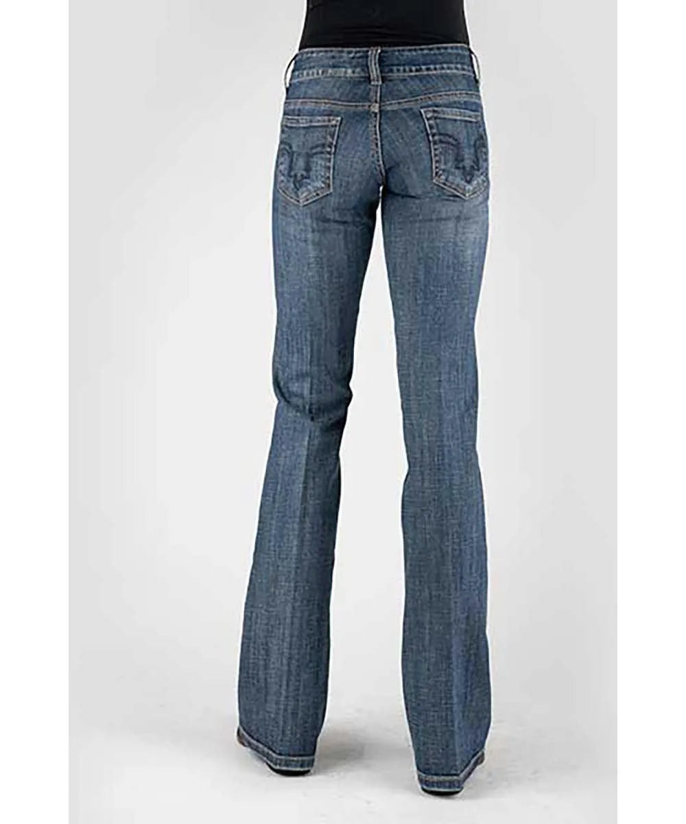 Stetson 816 Classic Bootcut con bolsillo trasero Deco - Jeans de mujer (liquidación)