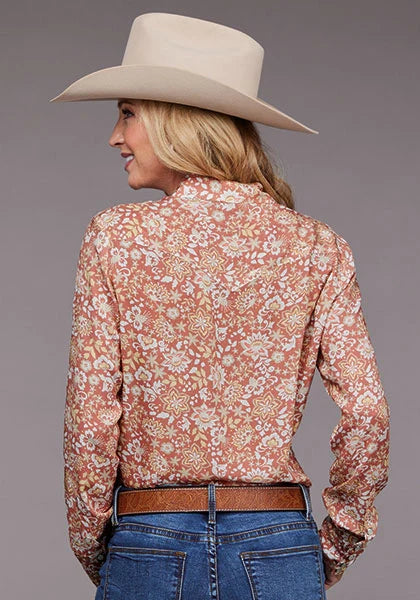 Stetson 2100 Sunset Floral (Rosa) - Blusa para mujer