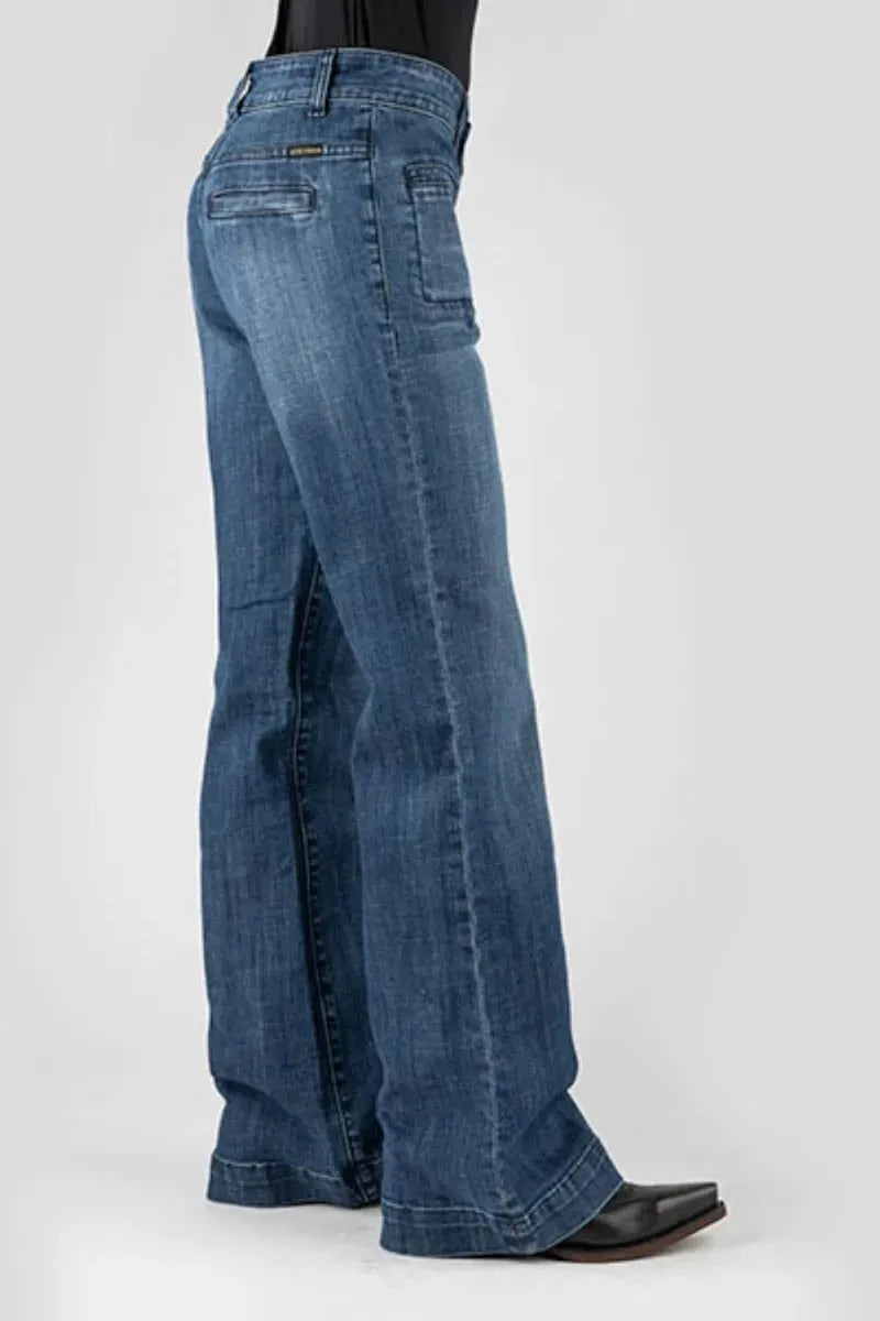 Stetson 214 Pantalones acampanados (lavado medio) - Jeans de mujer
