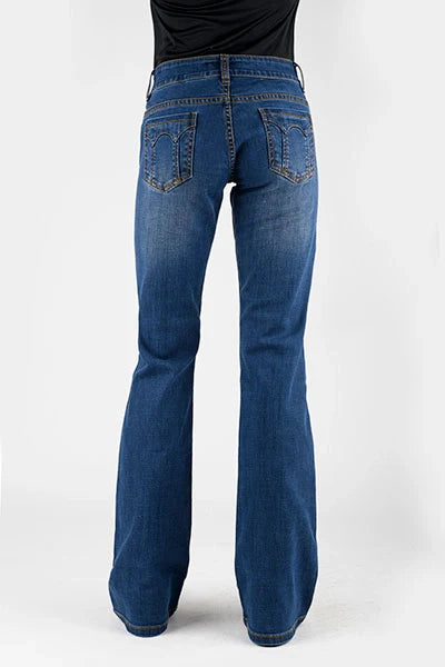 Stetson 816 Classic Stretch Boot Cut (lavado oscuro) - Vaqueros de mujer