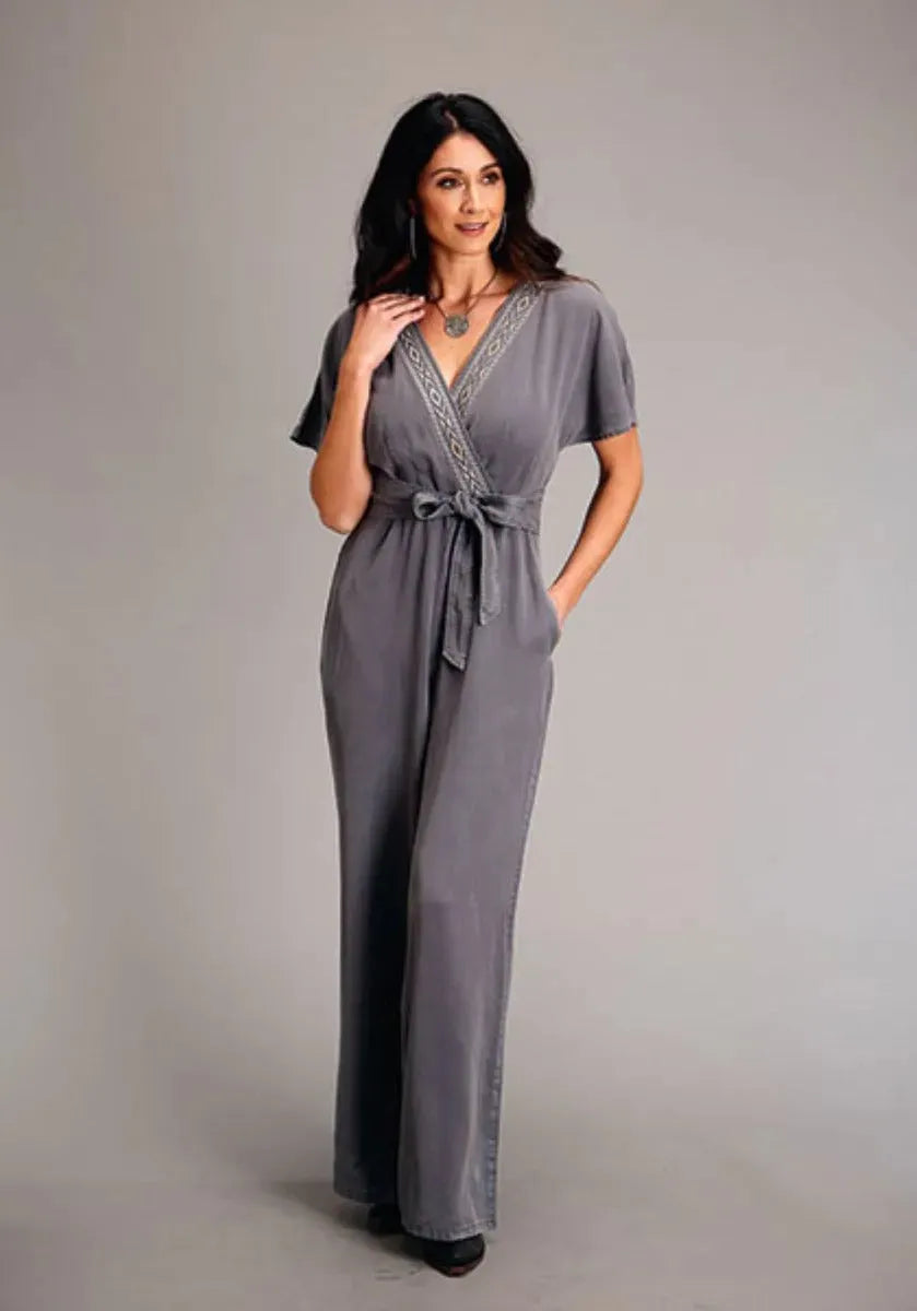 Mono de lyocell Stetson (gris) - Mujer