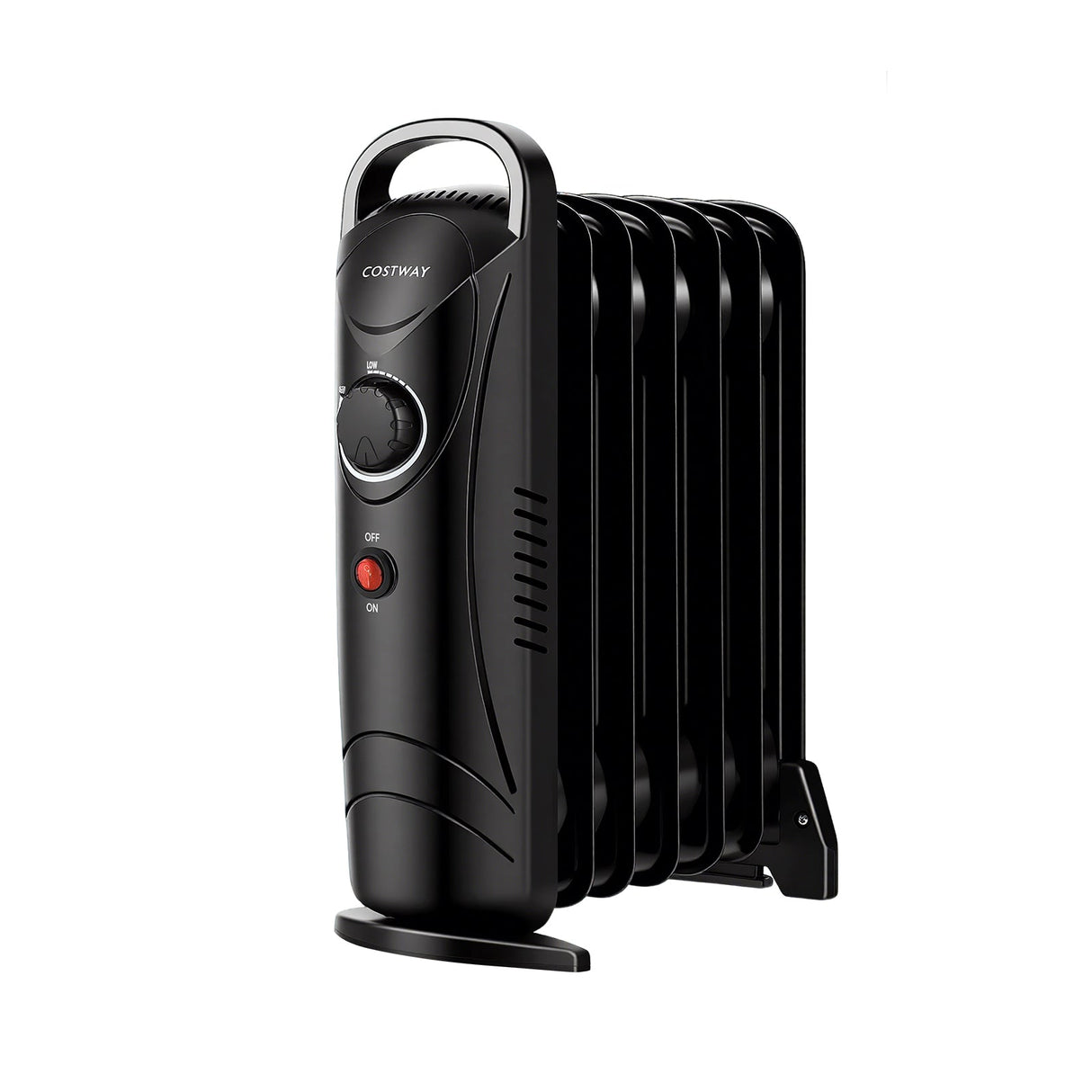 700W Electric Oil Filled Radiator Heater with Adjustable Thermostat