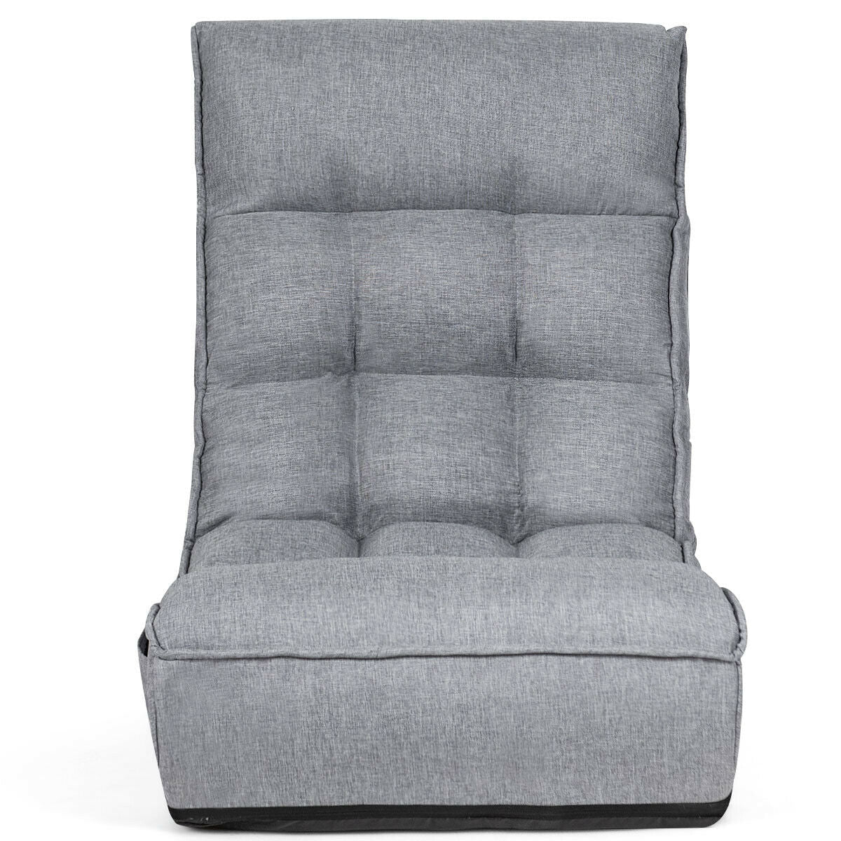 Sofá perezoso plegable con silla de suelo ajustable de 4 posiciones