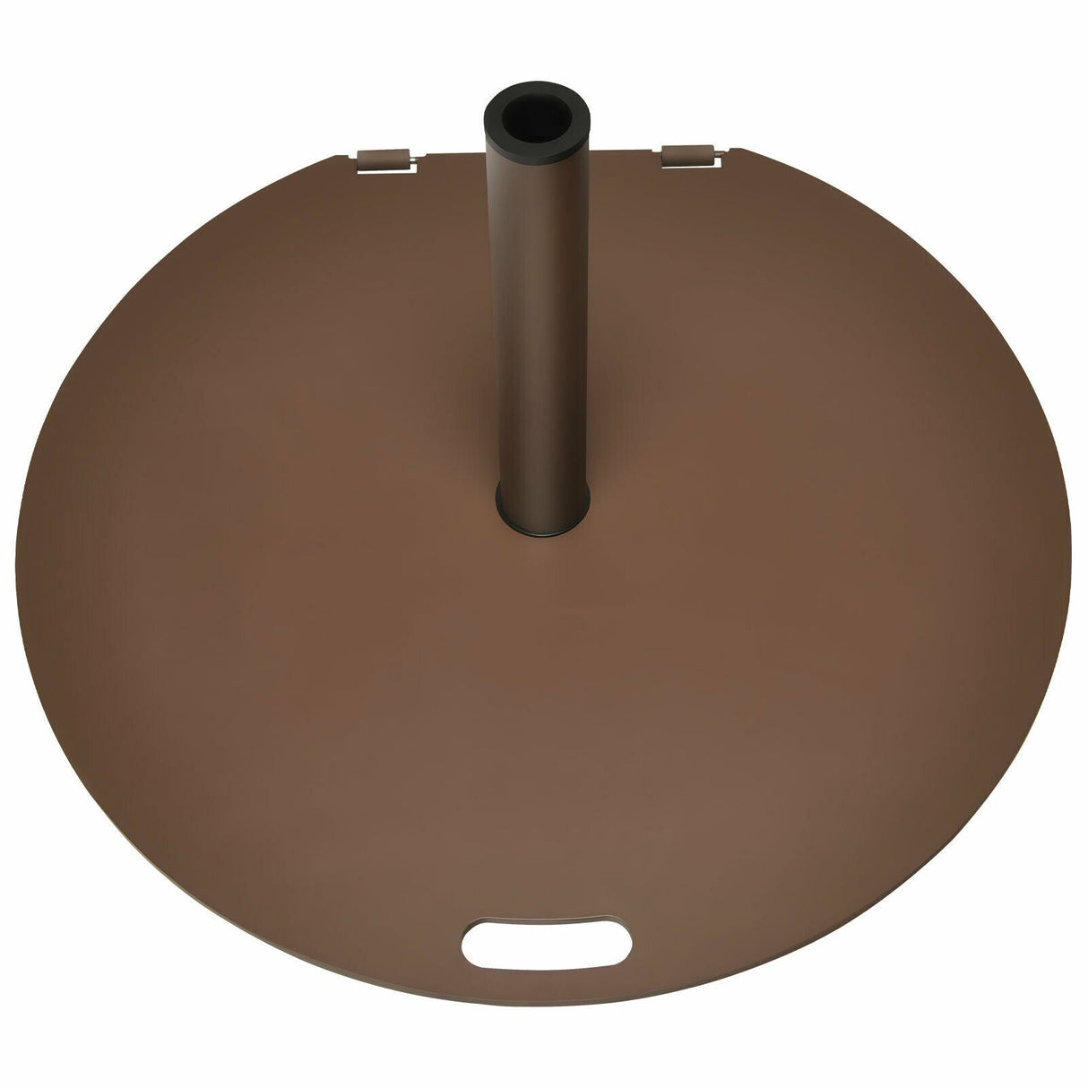Soporte de base para sombrilla de patio de 50 libras con ruedas