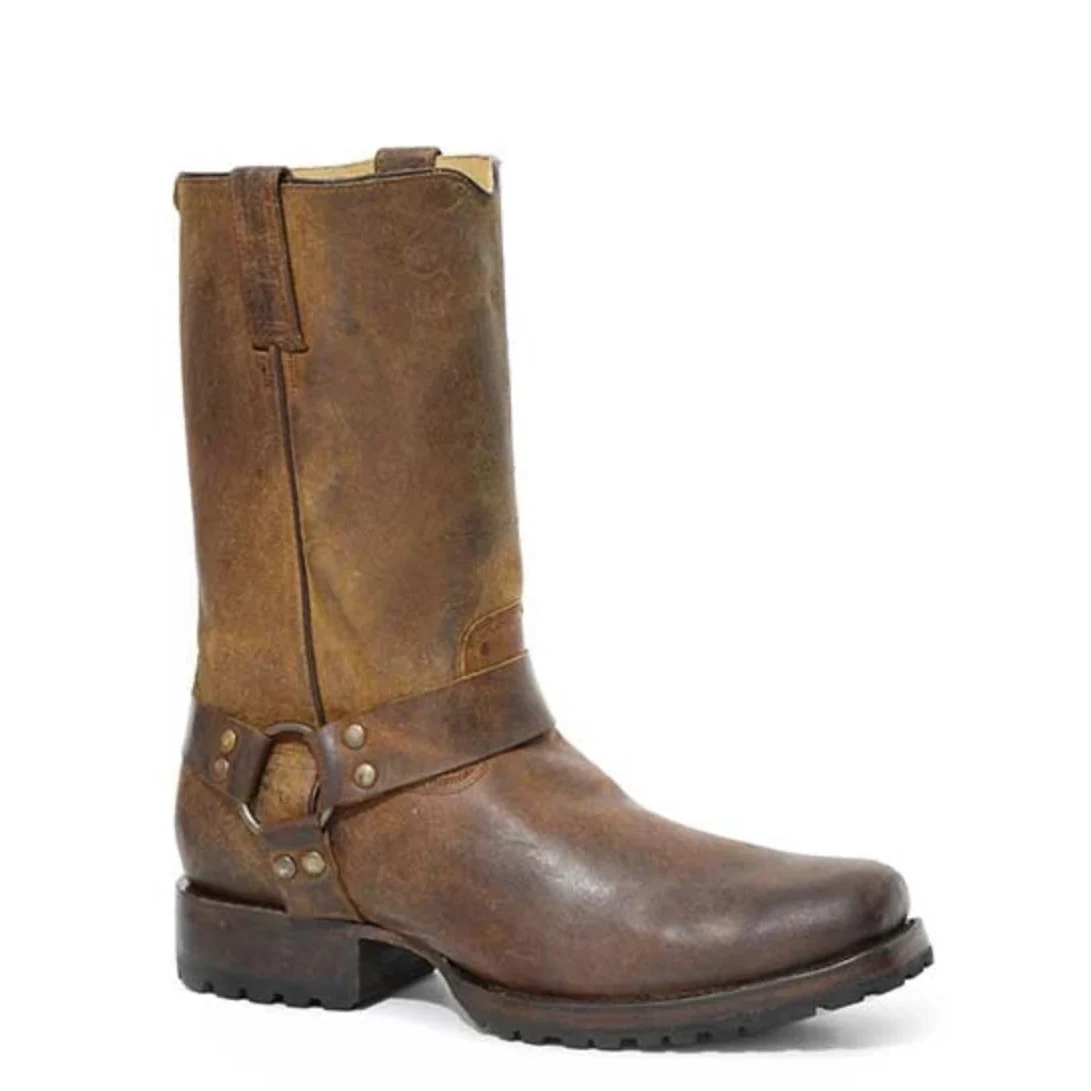 Bota de motorista Stetson Heritage Harness (marrón) - para hombre