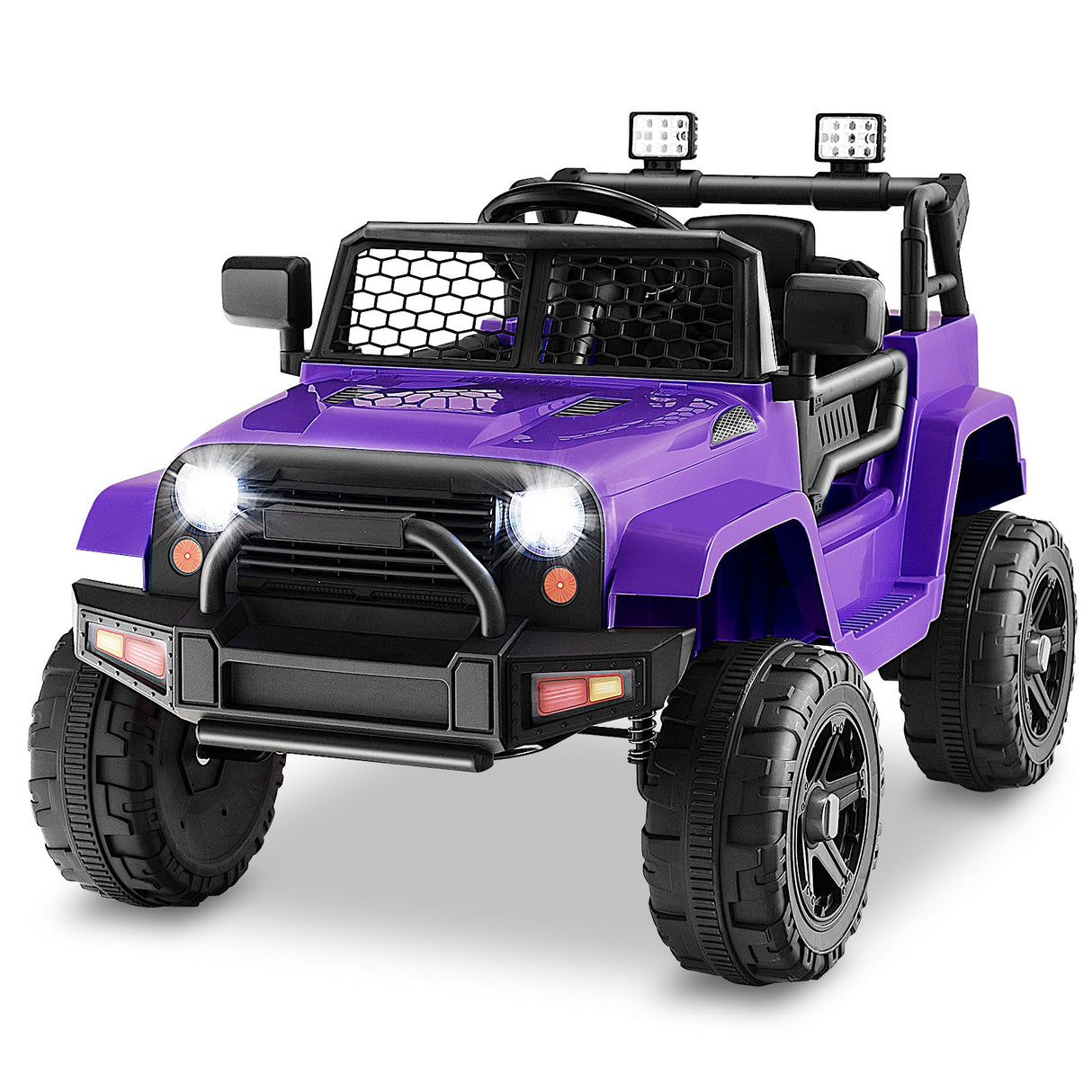 Camioneta de 12 V para niños con control remoto y faros