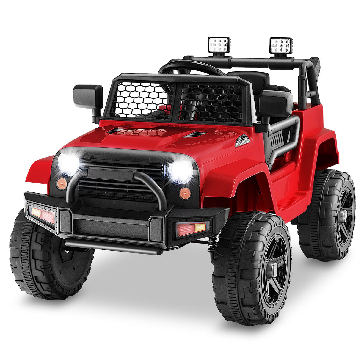 Camioneta de 12 V para niños con control remoto y faros