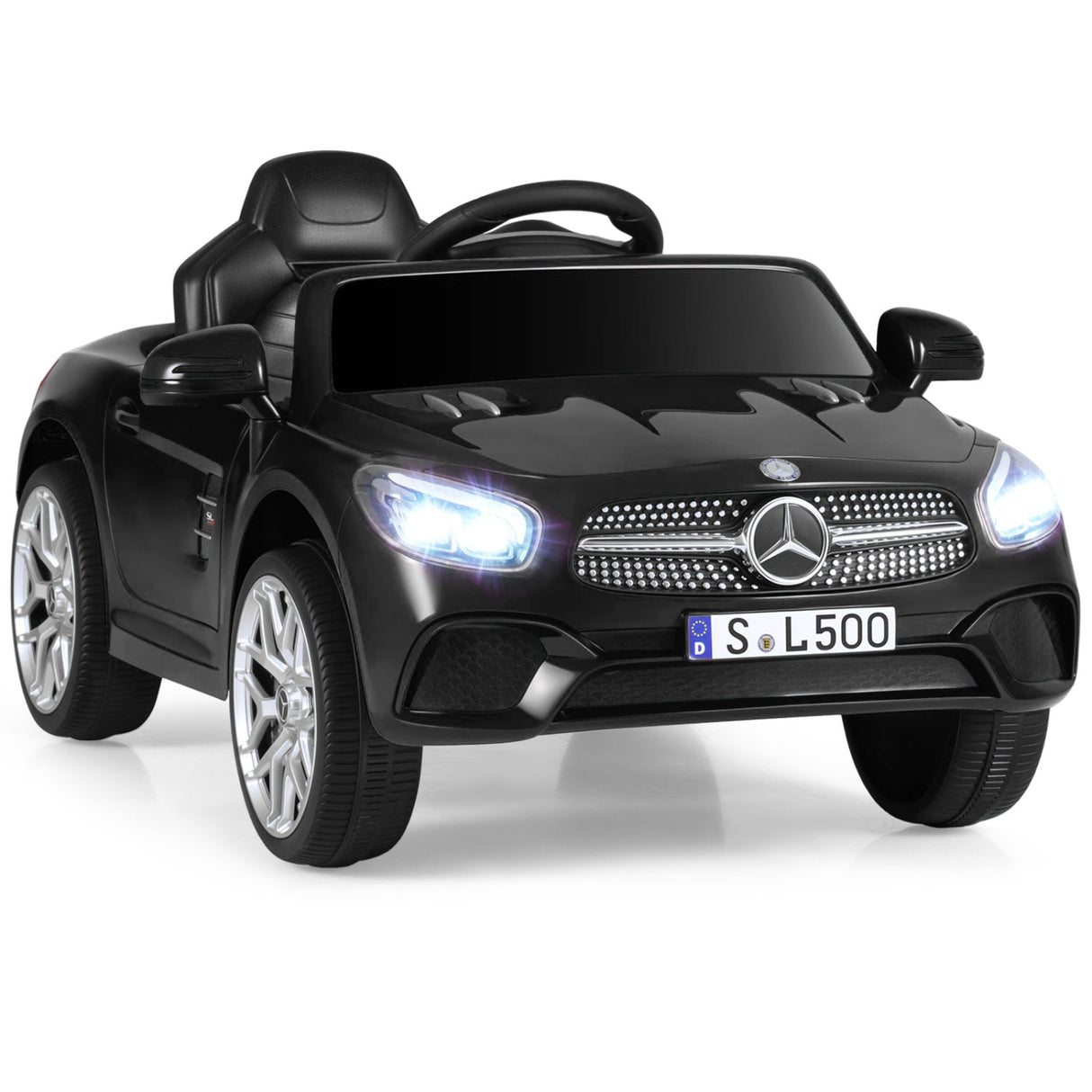 Coche Eléctrico Infantil Mercedes-Benz 12V con Control Remoto y Música