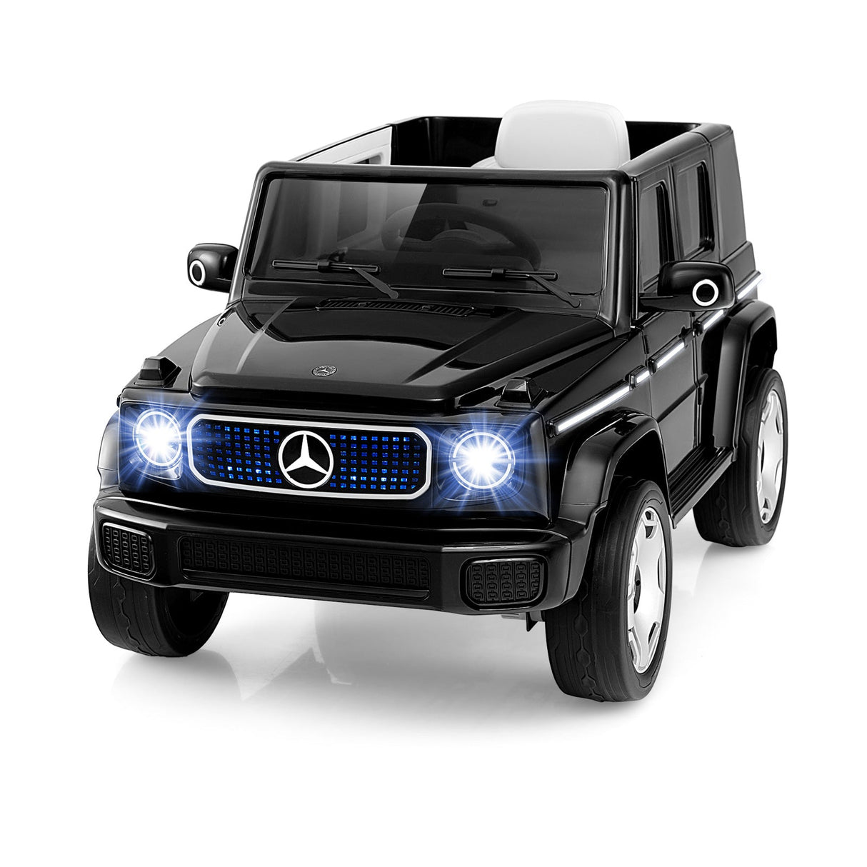 Coche montable Mercedes-Benz EQG 12V con licencia para niños con control remoto