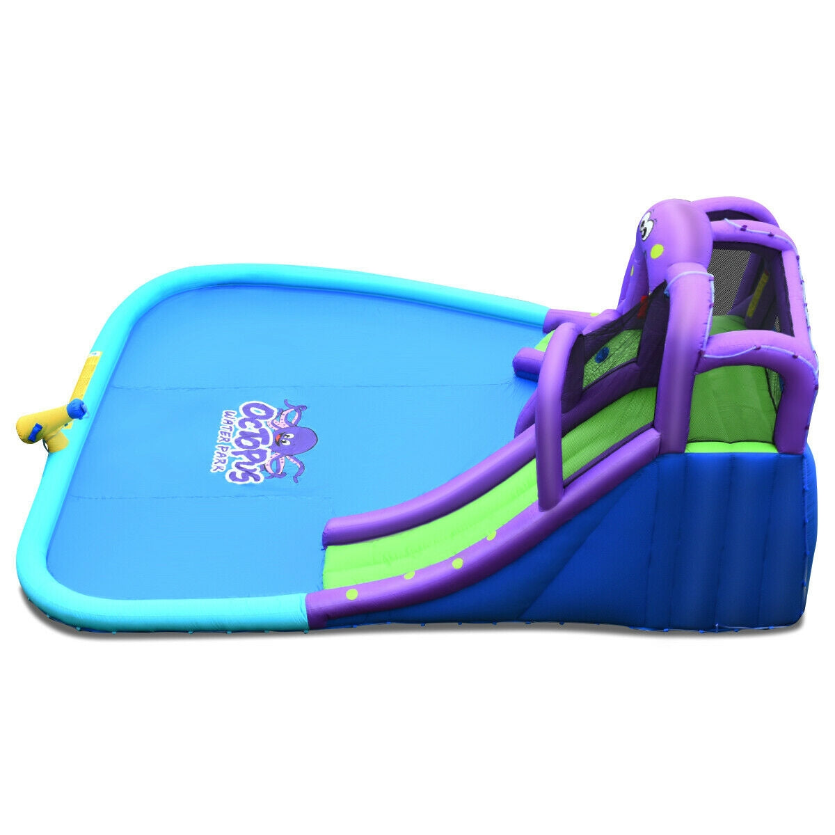 Parque Inflable de Agua y Arena Mighty Bounce House con Piscina Grande