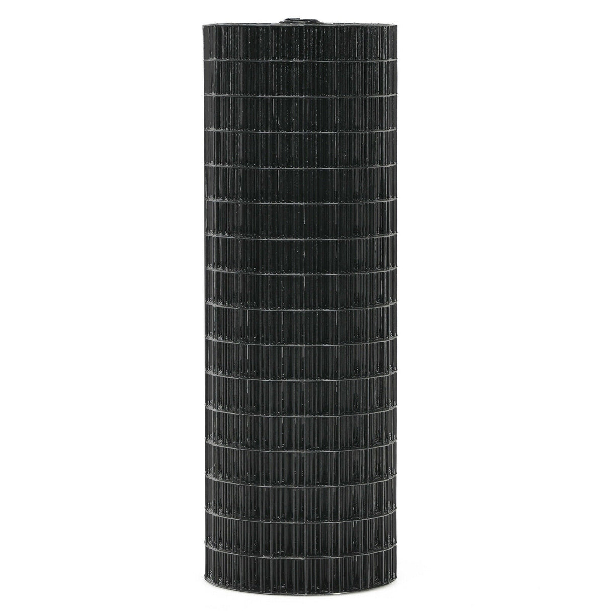 Malla de alambre soldada con recubrimiento de vinilo negro de calibre 16, 36 x 50 pulgadas, de 1.5 pulgadas