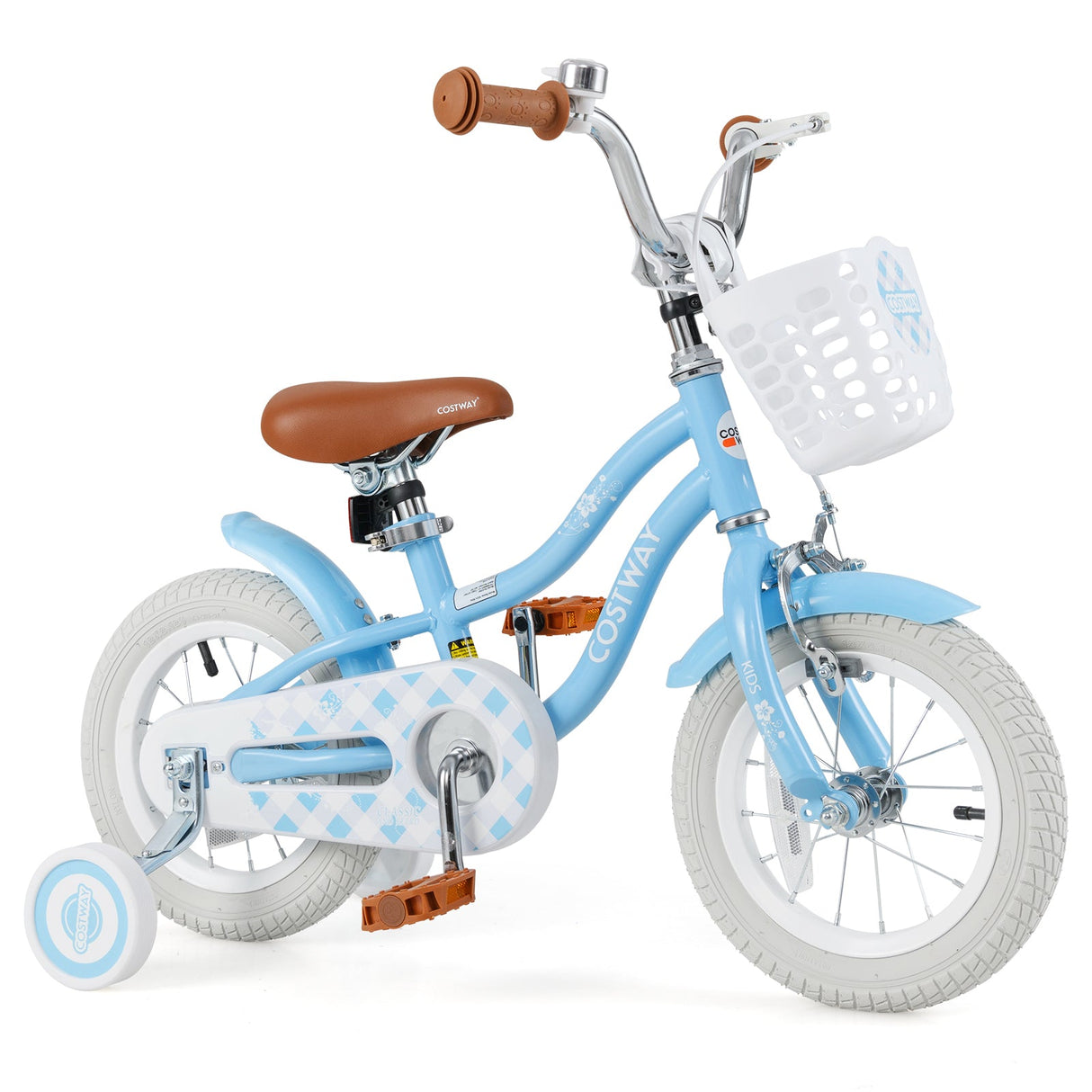 Bicicleta para niños de 14 pulgadas con manillar y asiento ajustables para niños de 3 a 5 años