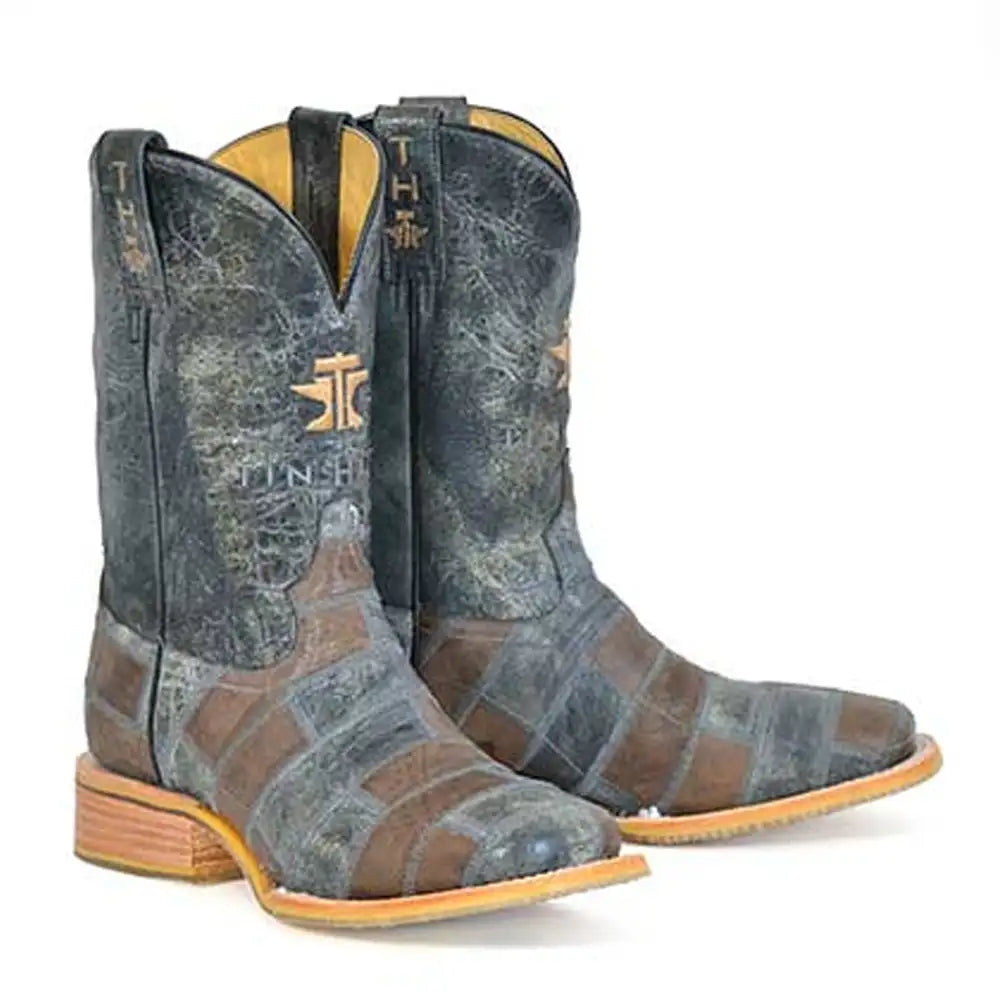 Tin Haul Bricks And Stones/Ride Em' Cowboy - Botas Cowboy de Cuero para Hombre