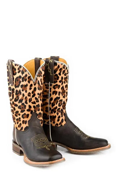 Bota vaquera de cuero para mujer Tin Haul Wild Cat