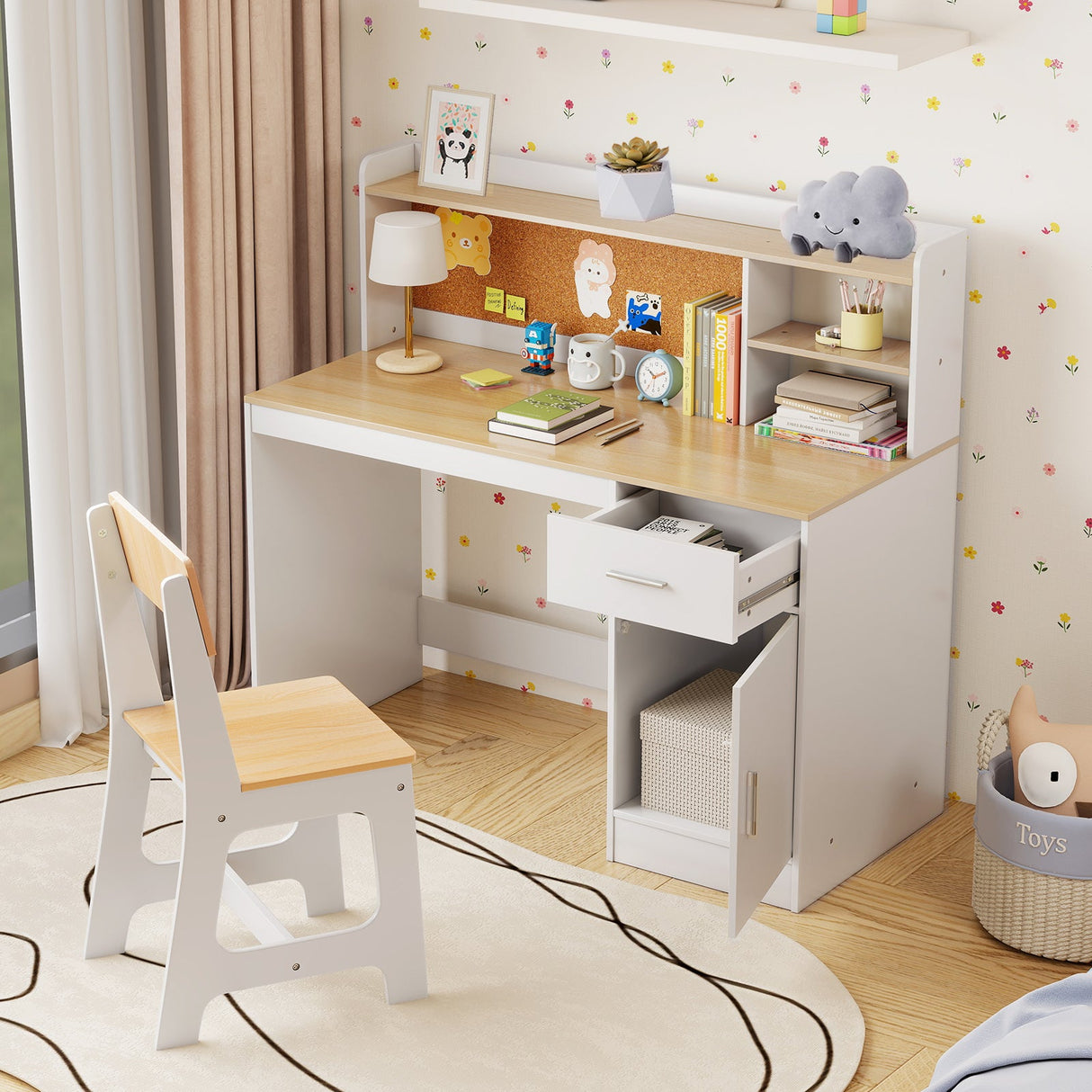 Juego de escritorio y silla de estudio para niños Mesa y silla para estudiantes