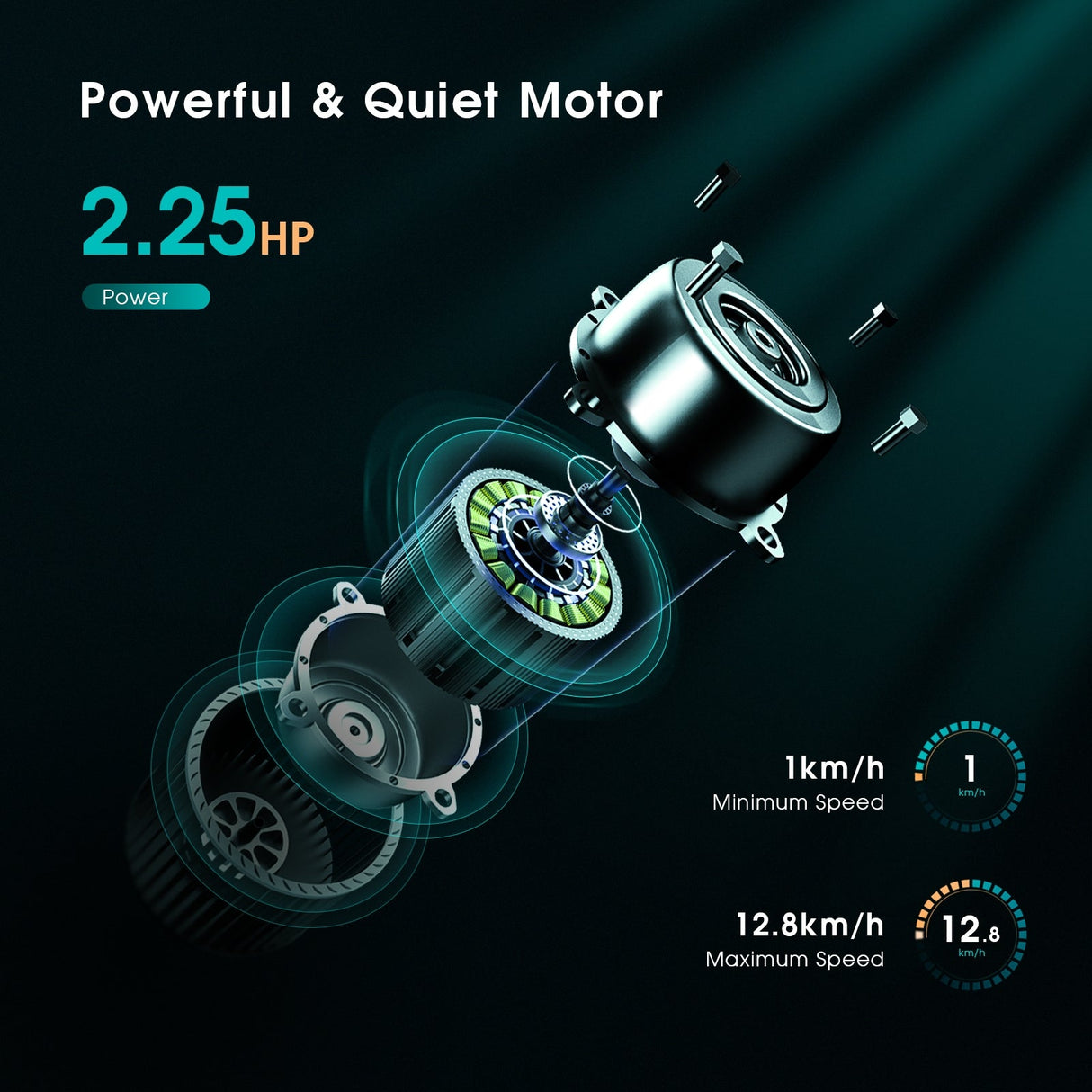 1.0 HP Cinta de Correr Plegable con Soporte Eléctrico para Energía Móvil