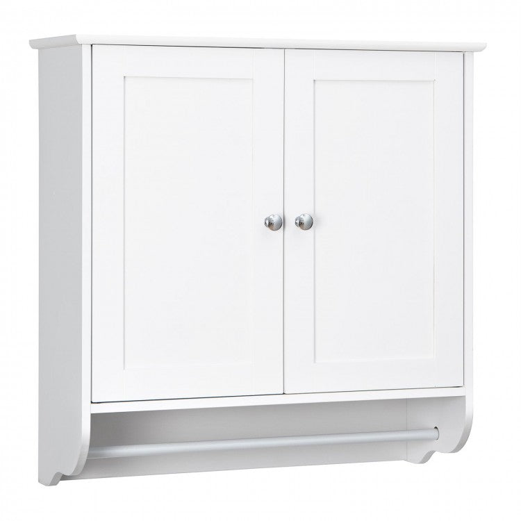 Paquete de cuarto de lavado: Gabinete de madera para baño montado en la pared Secadora de ropa Cesto de ropa sucia