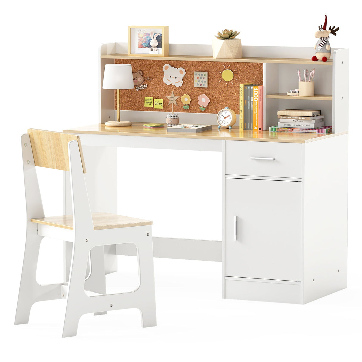 Juego de escritorio y silla de estudio para niños Mesa y silla para estudiantes