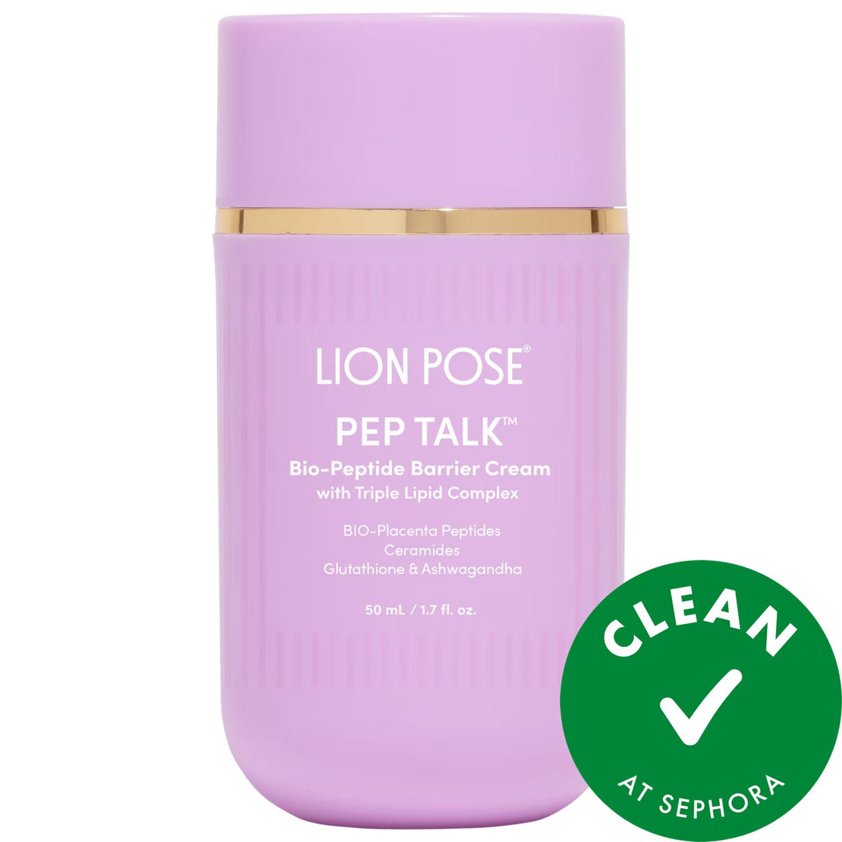 Pep Talk Barrier Repair Cream with Peptides + Ceramides + Triple Lipid Complex - Vegan, Non-Comedogenic Moisturizer for Dry, Sensitive Skin