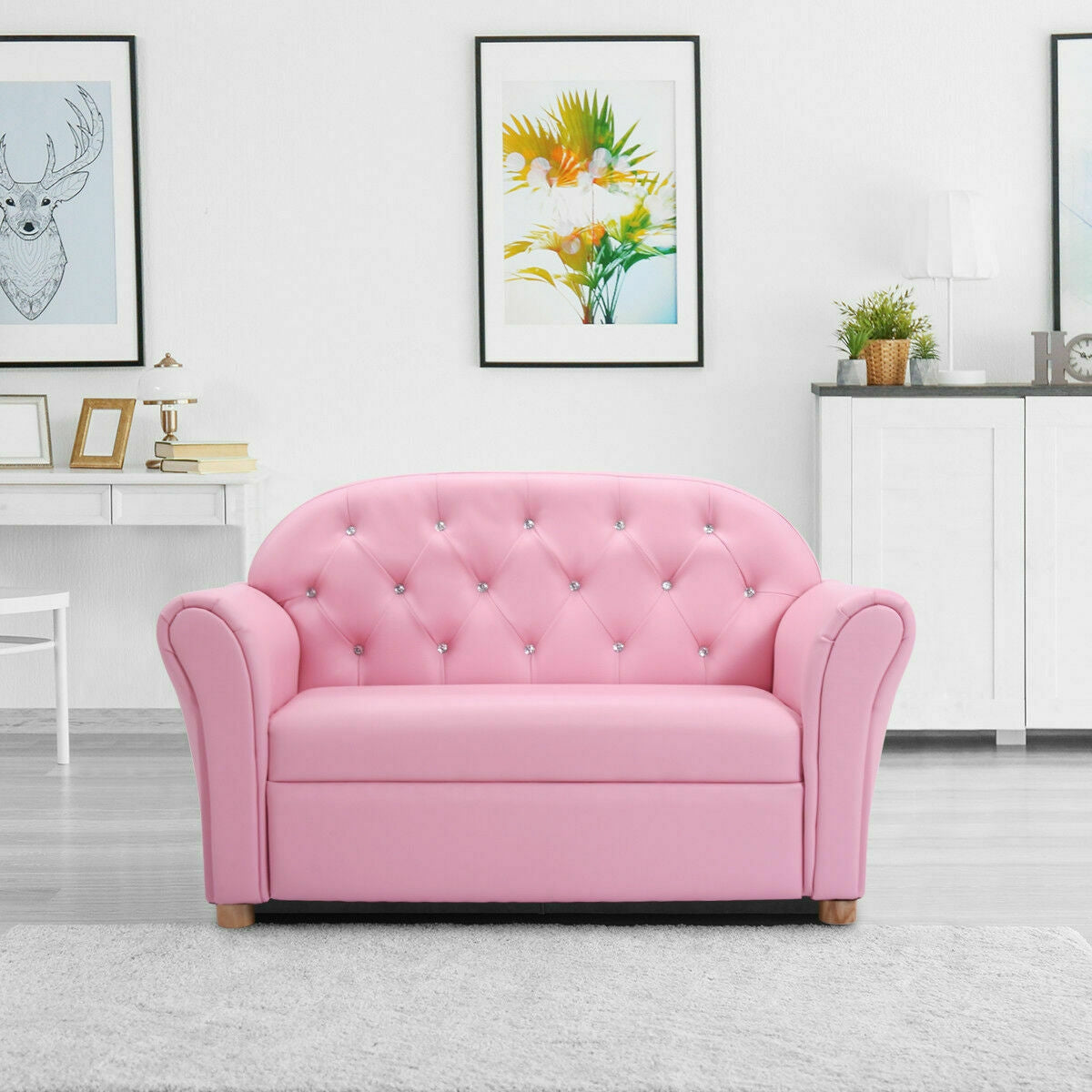 Sofá reclinable/sillón infantil de princesa