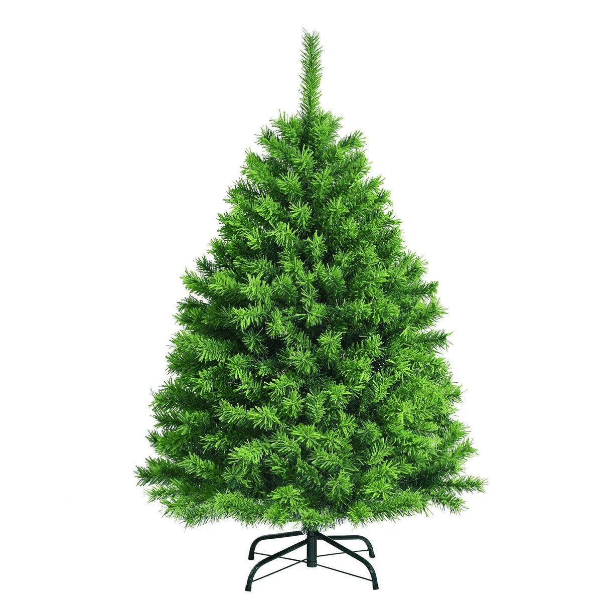 Árbol de Navidad artificial nevado con soporte metálico