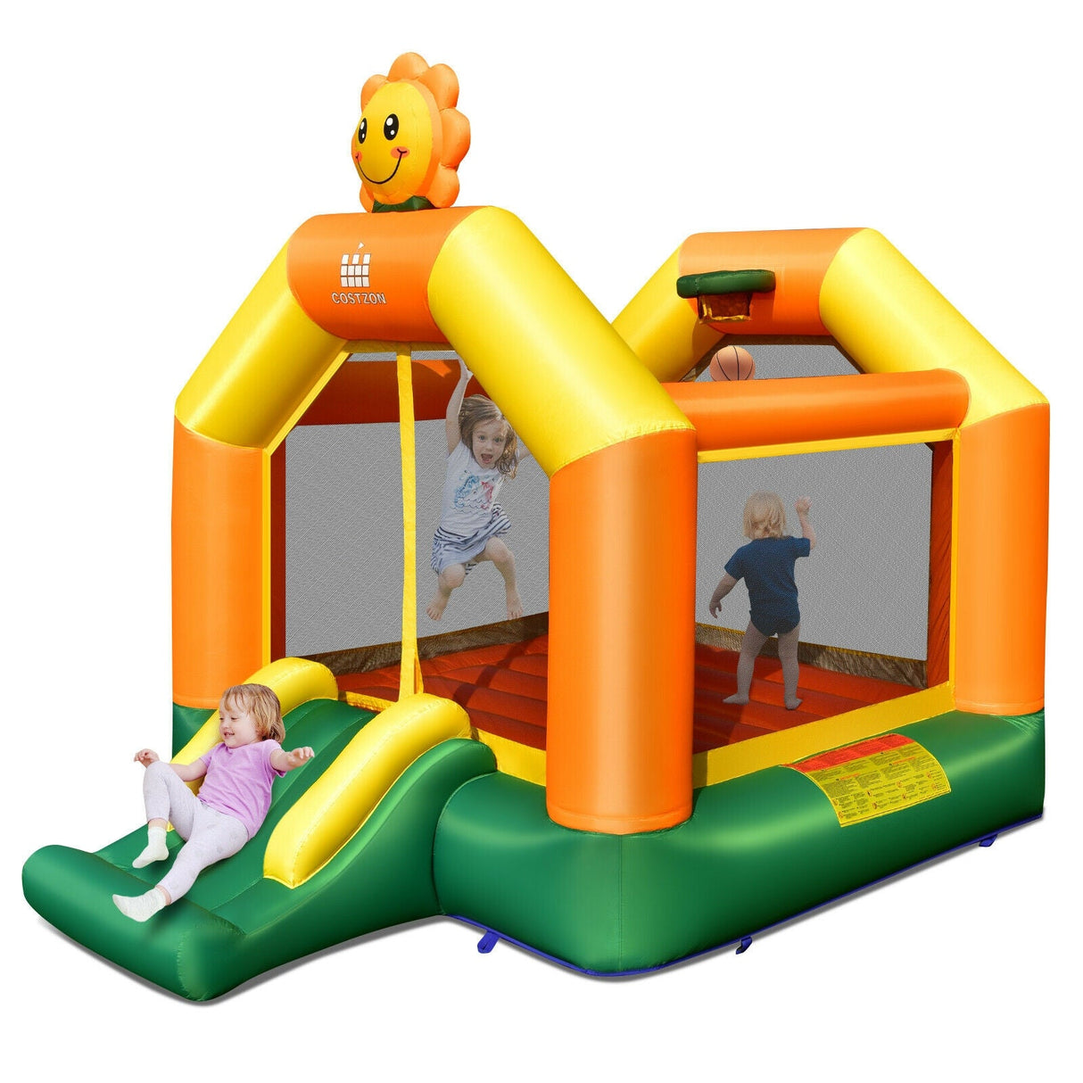 Castillo Hinchable para Niños con Tobogán sin Soplador