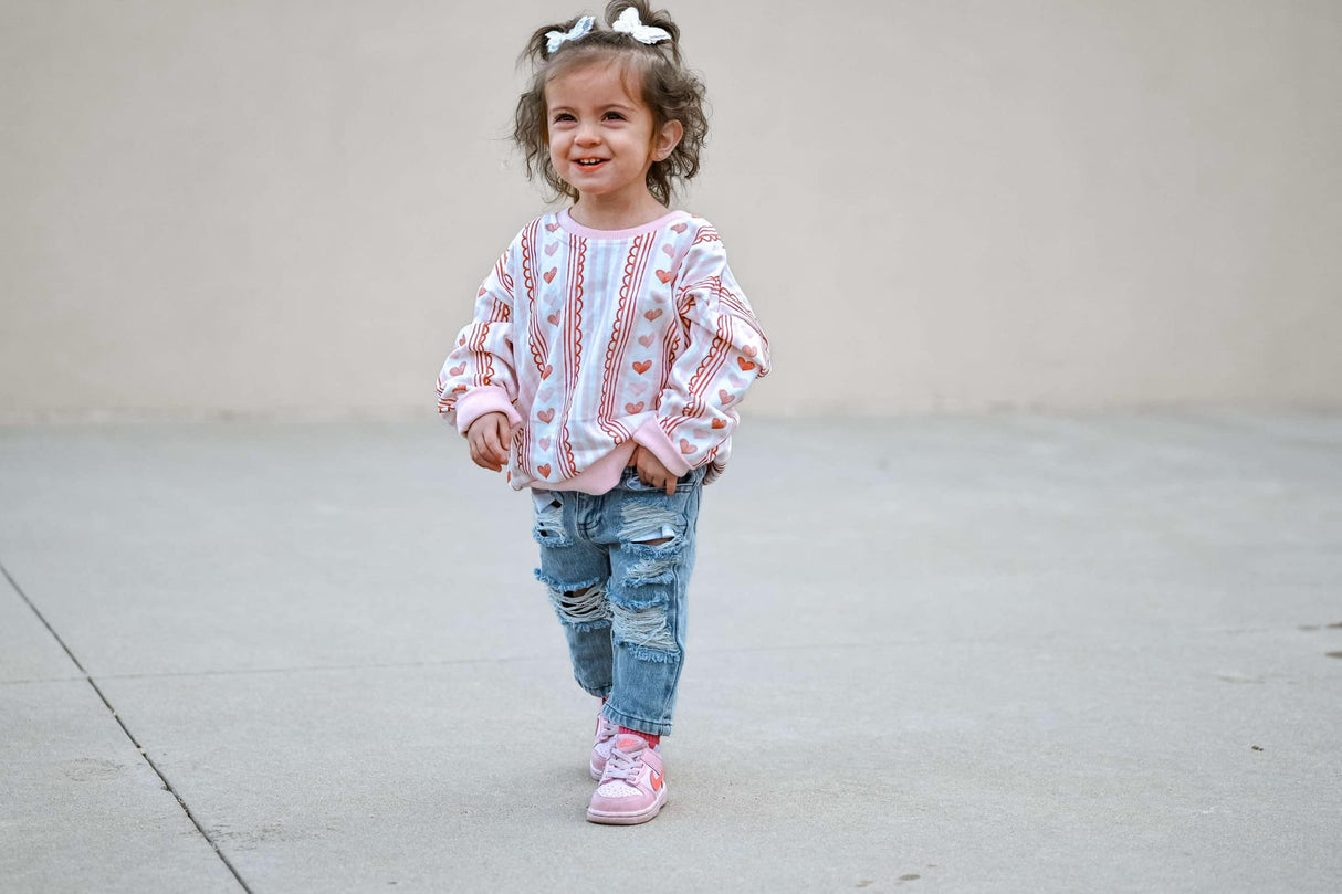 Sudadera con cuello redondo Laced with Love