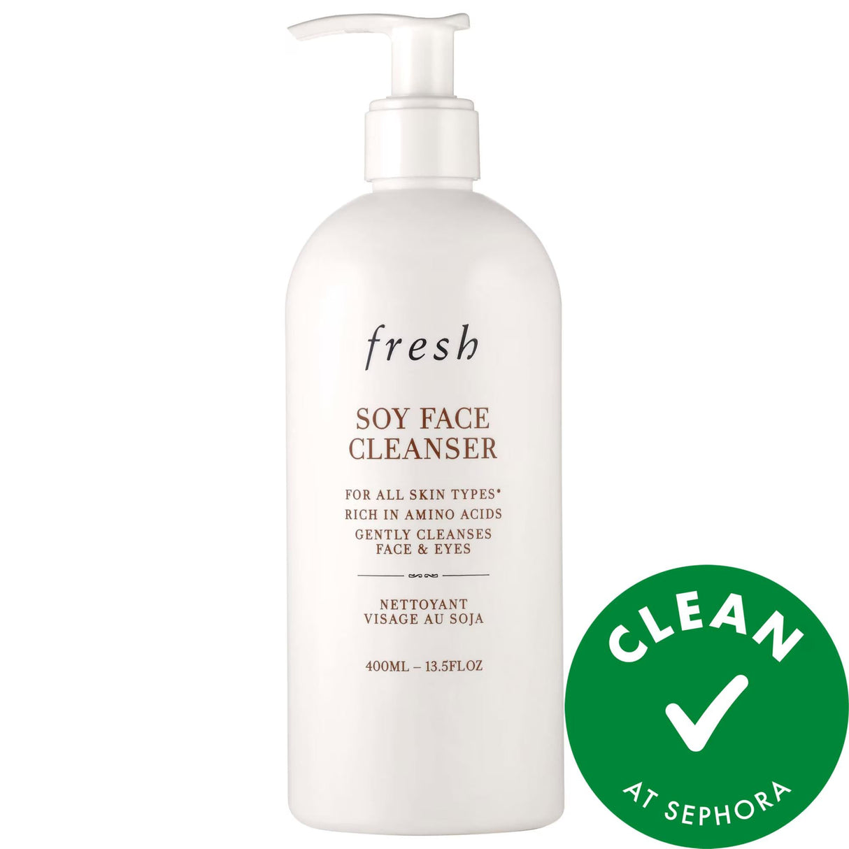 Fresh Soy Hydrating Gentle Face Cleanser - Gentle, Hydrating Face Wash for All Skin Types